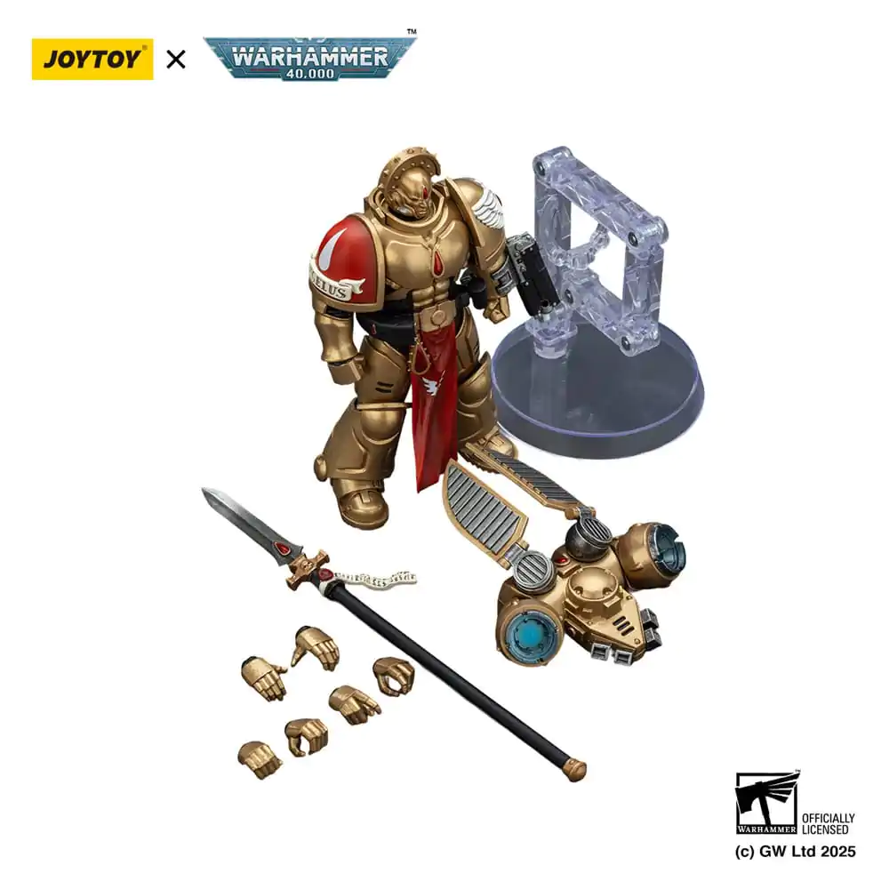 Warhammer 40,000: Combat Patrol Blood Angels Actionfigur Sanguinary Guard 2 mit Angelus Boltgun und Encarmine Speer 20 cm Produktfoto