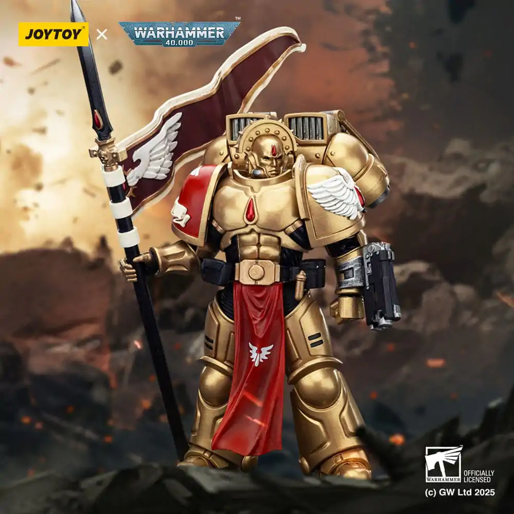 Warhammer 40,000: Combat Patrol Blood Angels Actionfigur Sanguinary Guard 3 mit Angelus Boltgun und Encarmine Spear 20 cm Produktfoto