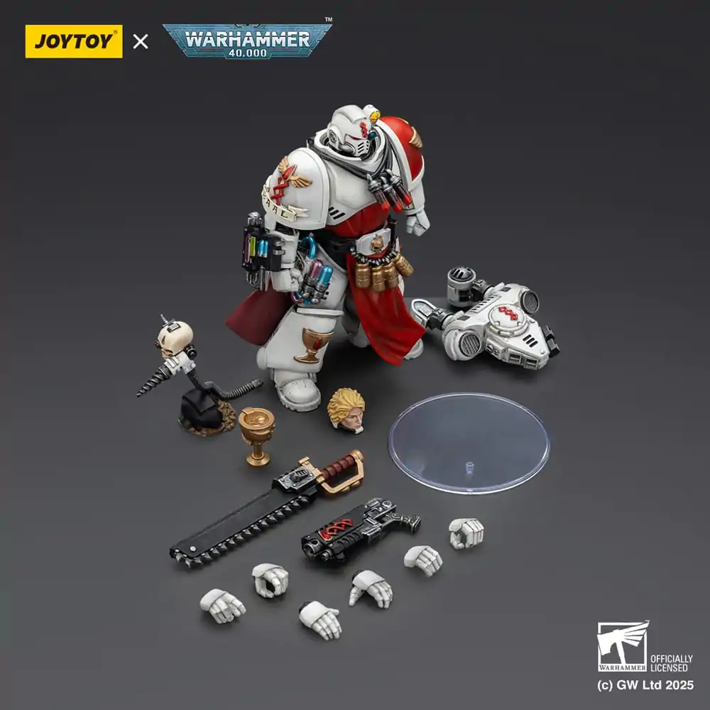 Warhammer 40,000: Combat Patrol Blood Angels Actionfigur Sanguinary Priest mit schwerer Boltpistole Kettenschwert und Narthecium 20 cm Produktfoto