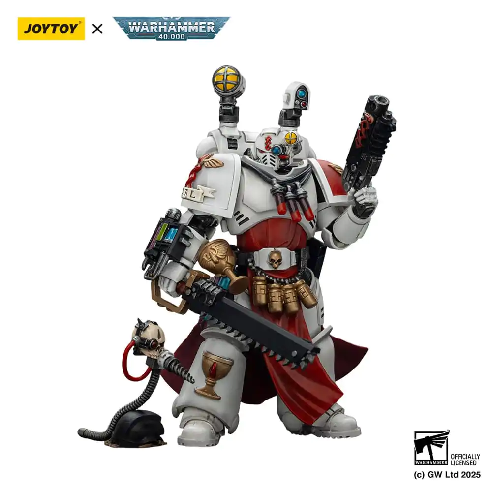 Warhammer 40,000: Combat Patrol Blood Angels Actionfigur Sanguinary Priest mit schwerer Boltpistole Kettenschwert und Narthecium 20 cm Produktfoto