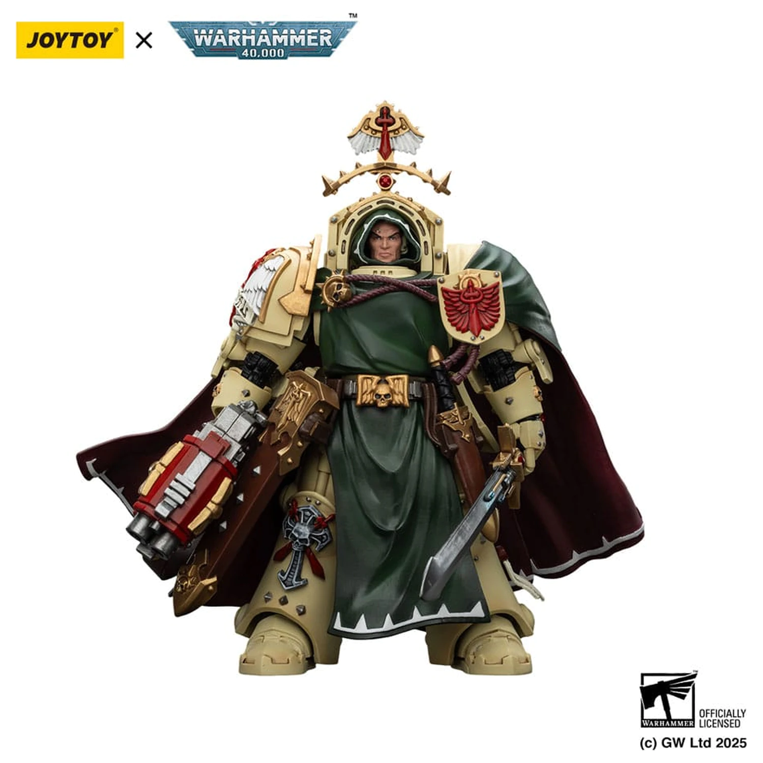 Warhammer 40,000: Dark Angels Action Figur Belial Grand Master of The Deathwing With the Sword of Silence and Storm Bolter 14 cm Produktfoto