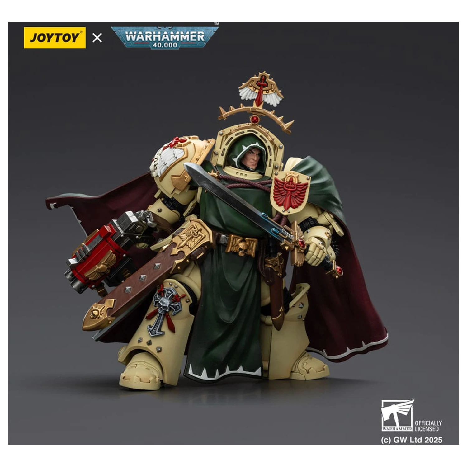 Warhammer 40,000: Dark Angels Action Figur Belial Grand Master of The Deathwing With the Sword of Silence and Storm Bolter 14 cm Produktfoto
