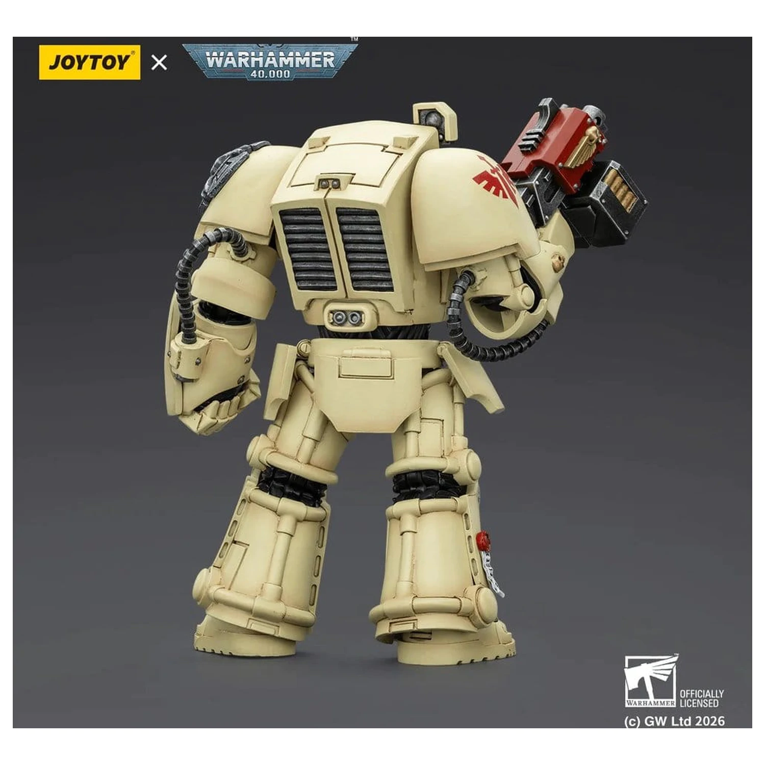 Warhammer 40.000 Actionfigur Dark Angels Deathwing Terminator 2 mit Power Fist und Storm Bolter 14 cm Produktfoto