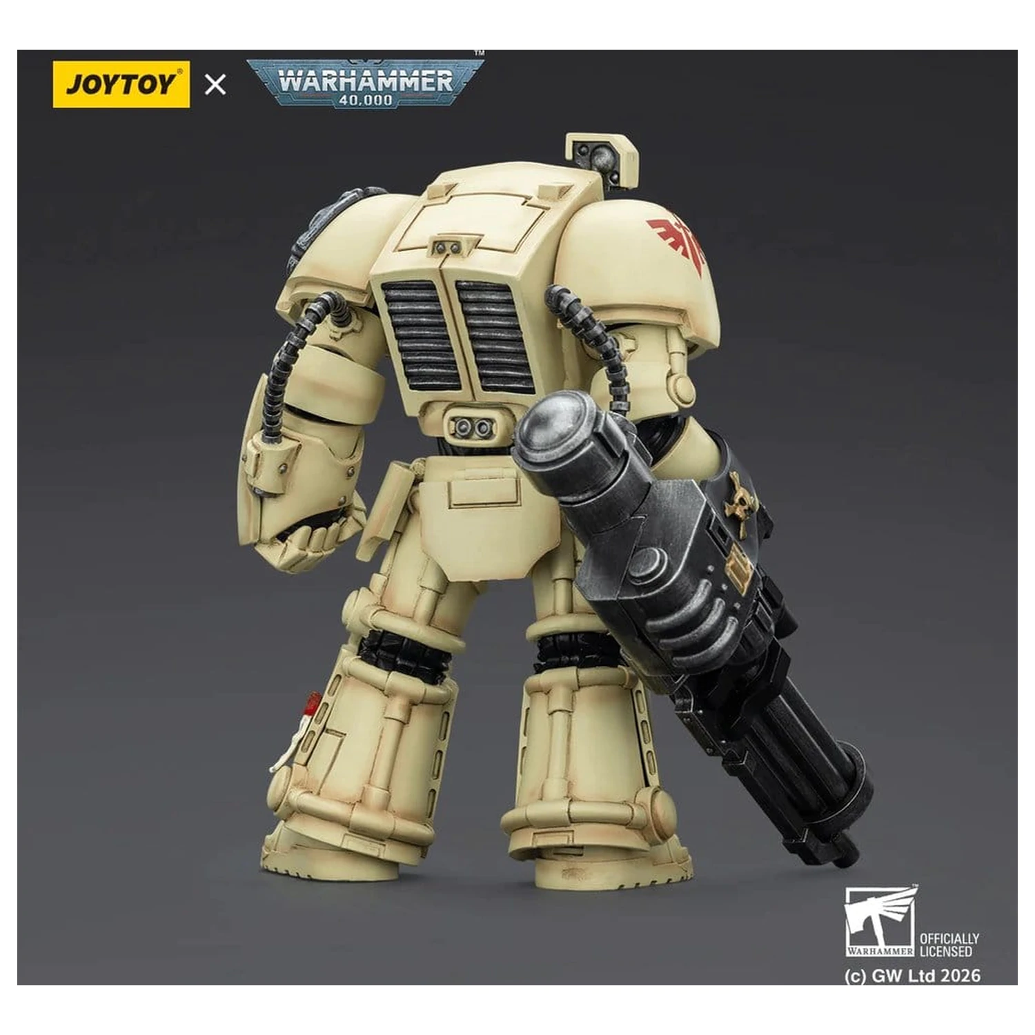 Warhammer 40,000 Actionfigur Dark Angels Deathwing Terminator 3 mit Power Fist and Assault Cannon 14 cm Produktfoto