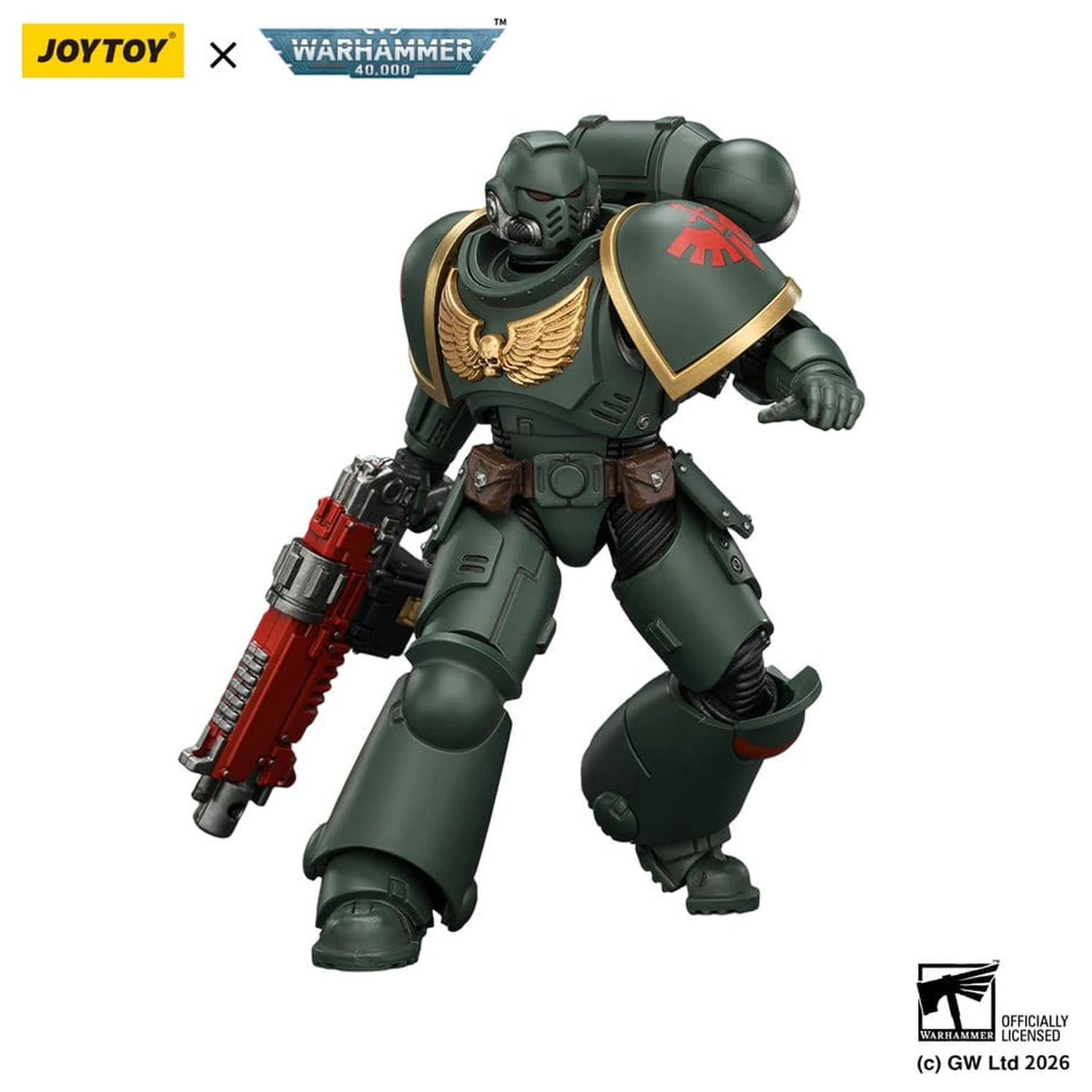 Warhammer 40,000 Action Figur Dark Angels Intercessor 12 cm Produktfoto