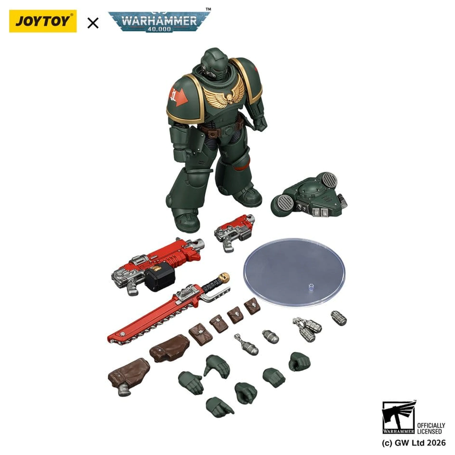 Warhammer 40,000 Action Figur Dark Angels Intercessor 12 cm Produktfoto