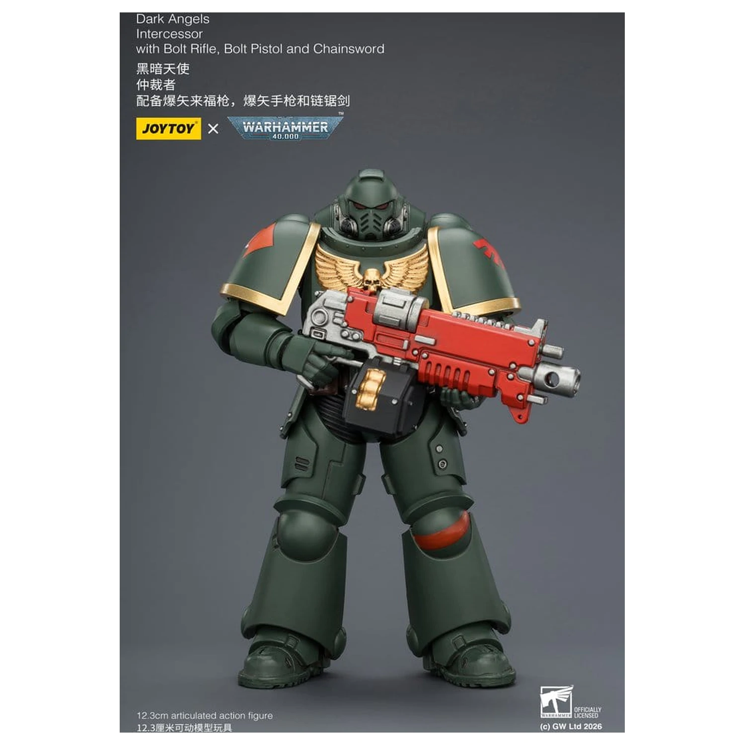 Warhammer 40,000 Action Figur Dark Angels Intercessor 12 cm Produktfoto