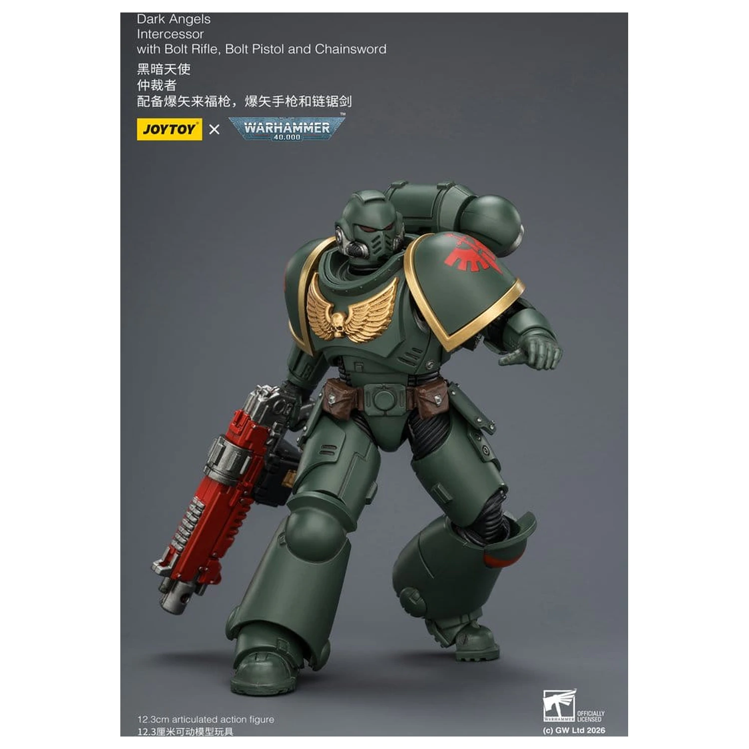 Warhammer 40,000 Action Figur Dark Angels Intercessor 12 cm Produktfoto