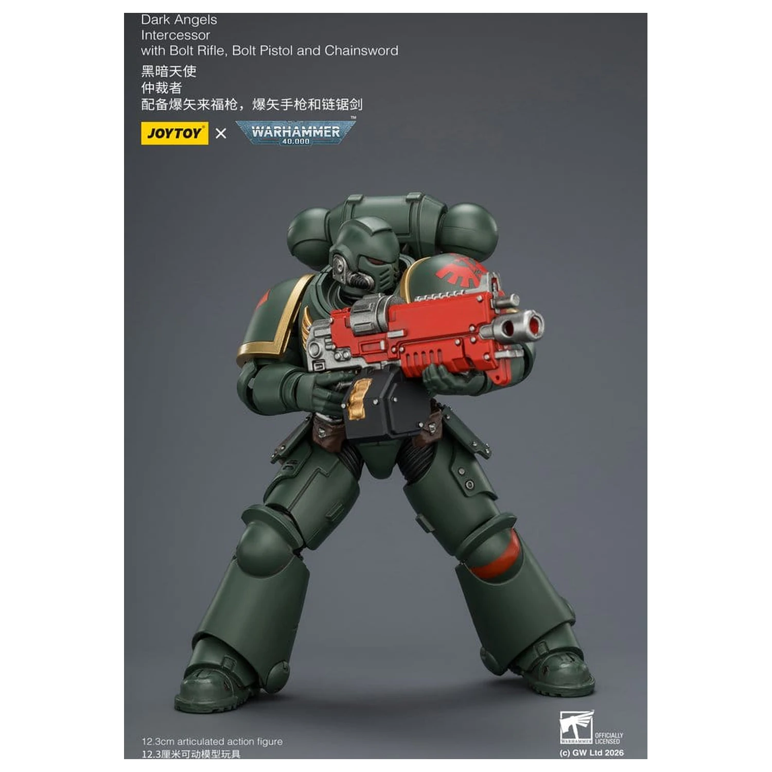 Warhammer 40,000 Action Figur Dark Angels Intercessor 12 cm Produktfoto