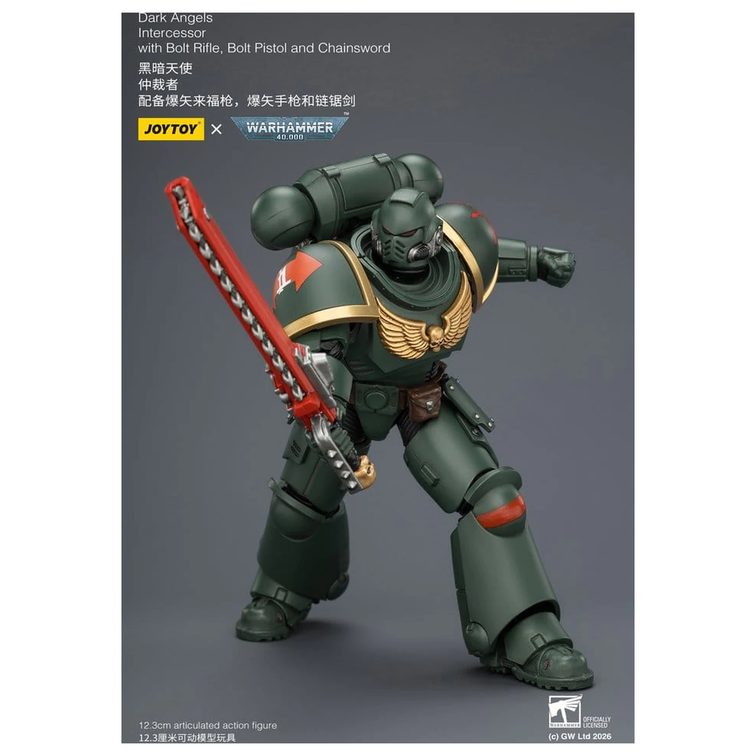 Warhammer 40,000 Action Figur Dark Angels Intercessor 12 cm Produktfoto