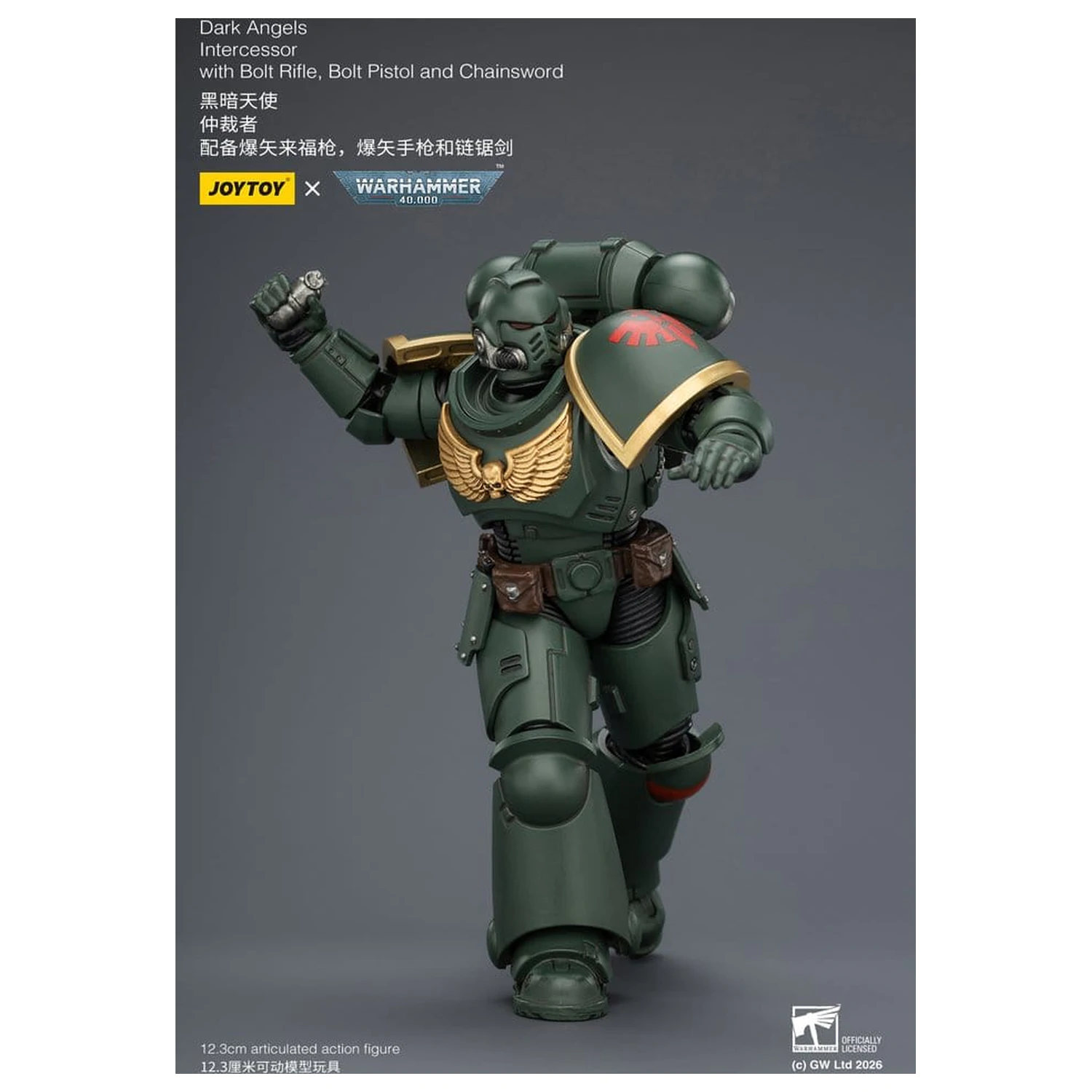 Warhammer 40,000 Action Figur Dark Angels Intercessor 12 cm Produktfoto