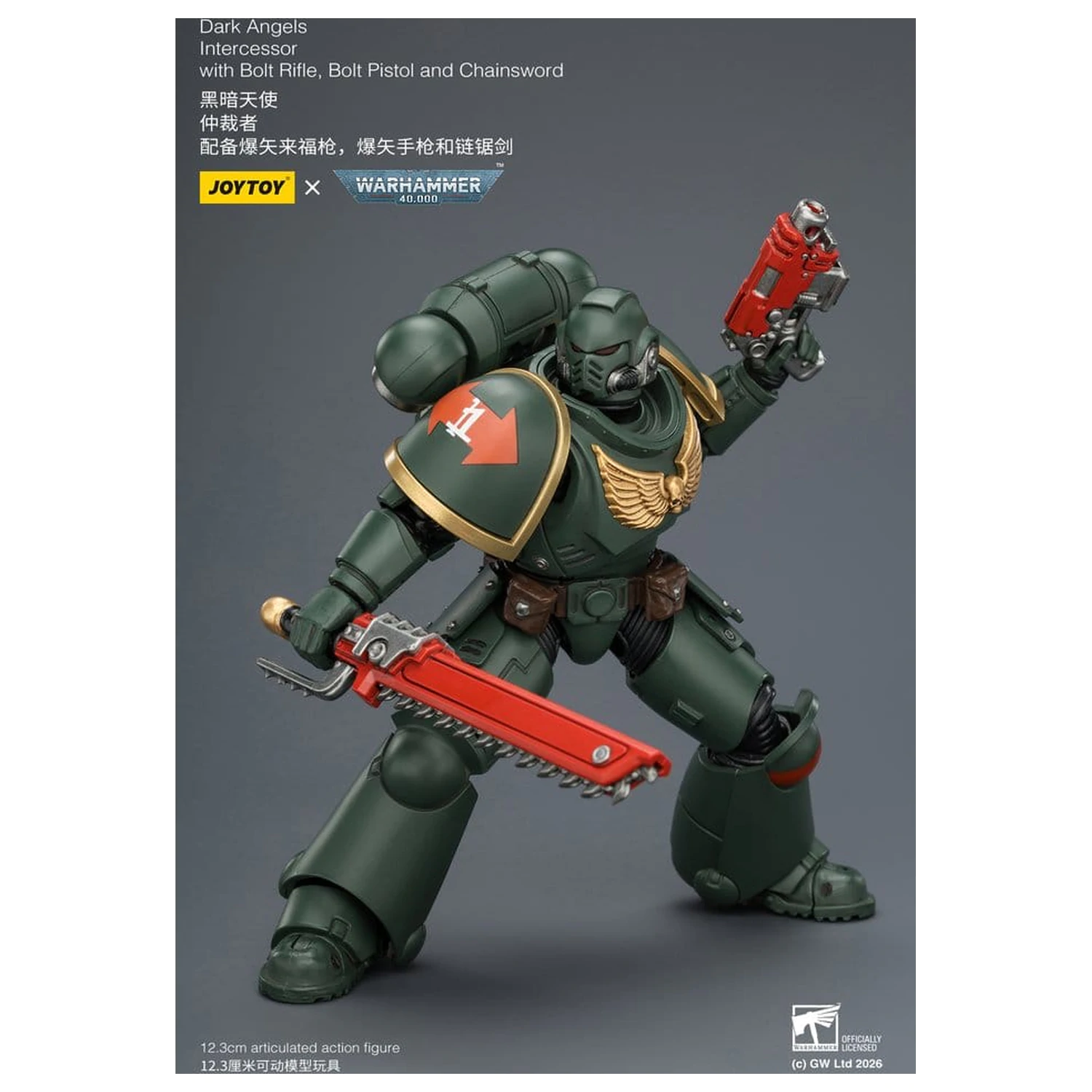 Warhammer 40,000 Action Figur Dark Angels Intercessor 12 cm Produktfoto