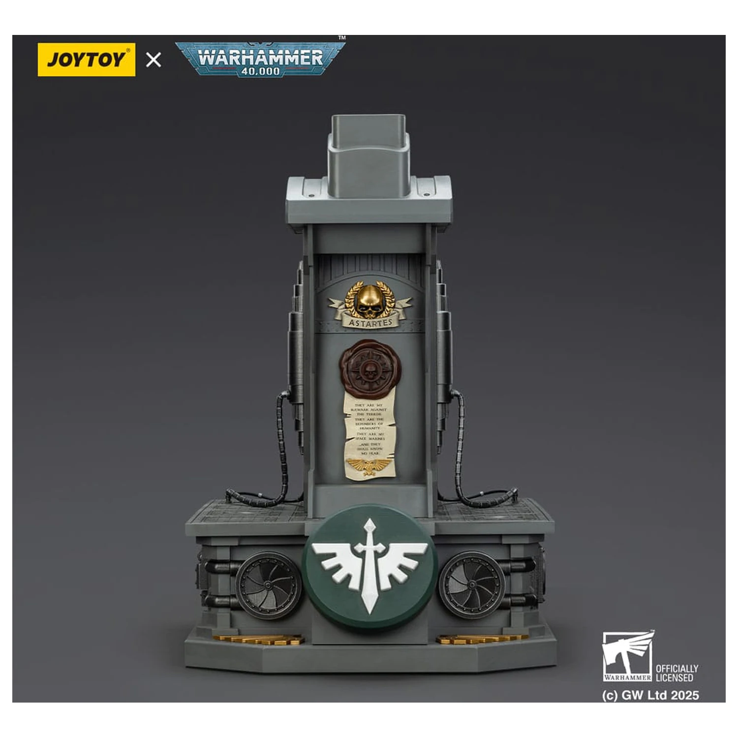 Warhammer 40,000: Dark Angels MkX Helm & Display Ständer 44 cm Produktfoto