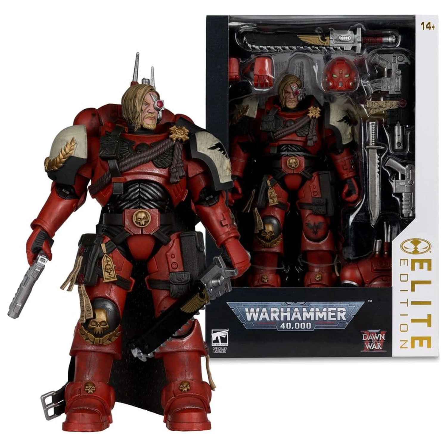 Warhammer 40,000 Dawn of War McFarlane Elite Edition Actionfigur Captain Cyrus (Dawn of War 4) 20 cm Produktfoto