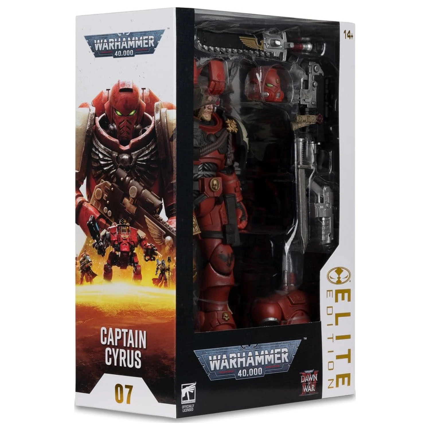 Warhammer 40,000 Dawn of War McFarlane Elite Edition Actionfigur Captain Cyrus (Dawn of War 4) 20 cm Produktfoto