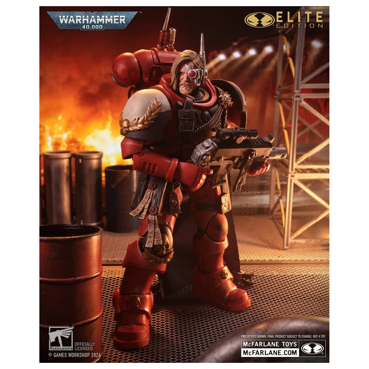 Warhammer 40,000 Dawn of War McFarlane Elite Edition Actionfigur Captain Cyrus (Dawn of War 4) 20 cm Produktfoto