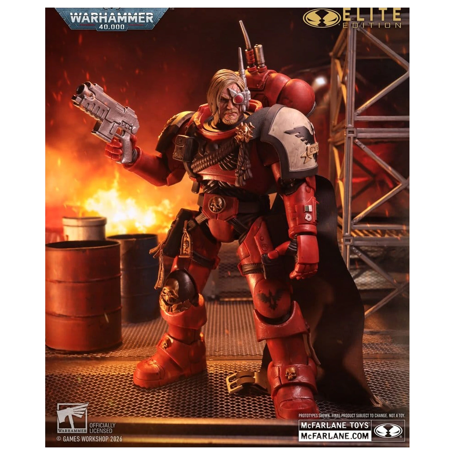 Warhammer 40,000 Dawn of War McFarlane Elite Edition Actionfigur Captain Cyrus (Dawn of War 4) 20 cm Produktfoto