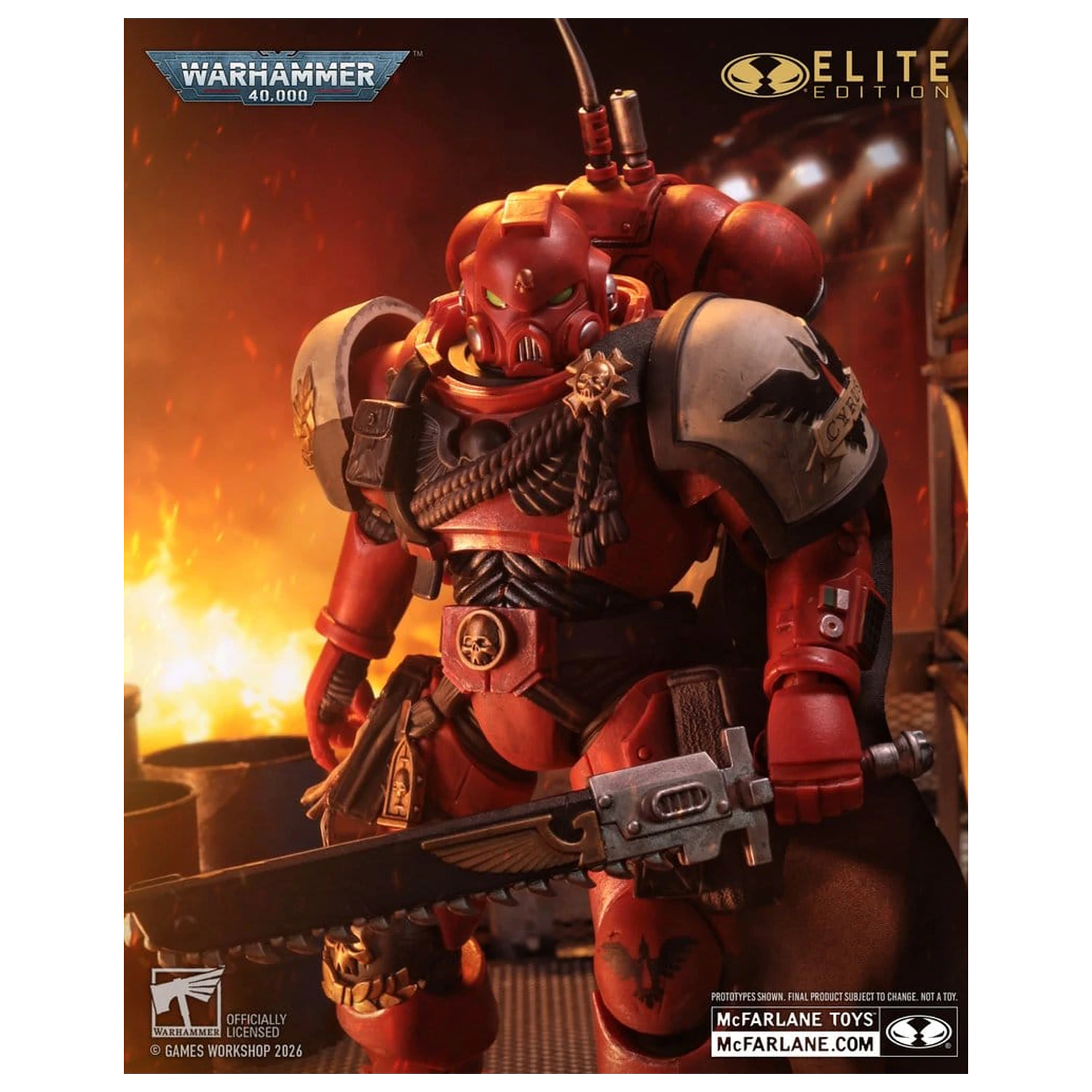Warhammer 40,000 Dawn of War McFarlane Elite Edition Actionfigur Captain Cyrus (Dawn of War 4) 20 cm Produktfoto