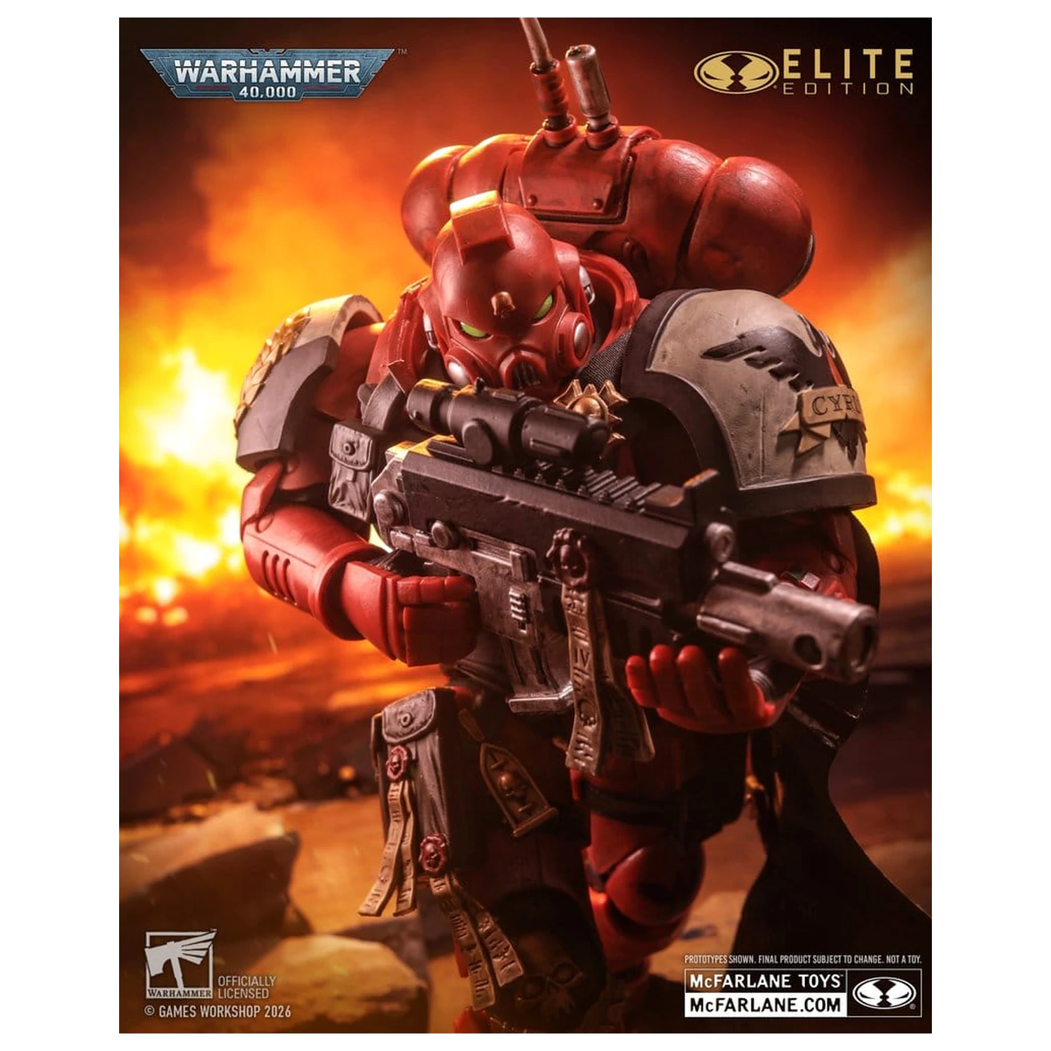 Warhammer 40,000 Dawn of War McFarlane Elite Edition Actionfigur Captain Cyrus (Dawn of War 4) 20 cm Produktfoto