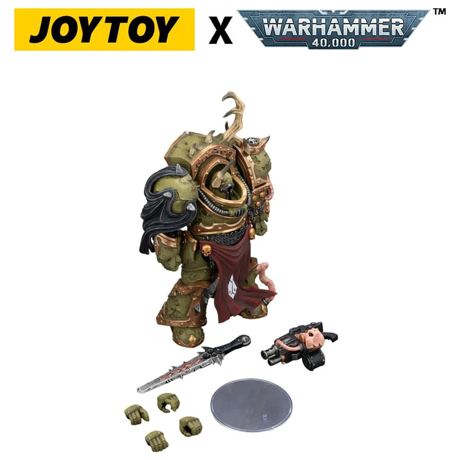 Warhammer 40,000 Actionfigur Death Guard Blightlord Terminator 3 mit Combi-bolter und Bubotic Blade 14 cm Produktfoto