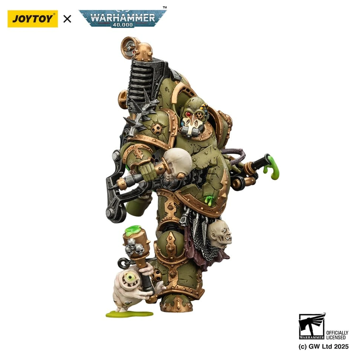 Warhammer 40,000 Actionfigur Death Guard Foul Blight spawn with Plague Sprayer 12 cm Produktfoto