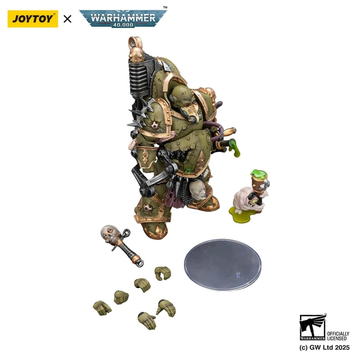 Warhammer 40,000 Actionfigur Death Guard Foul Blight spawn with Plague Sprayer 12 cm Produktfoto