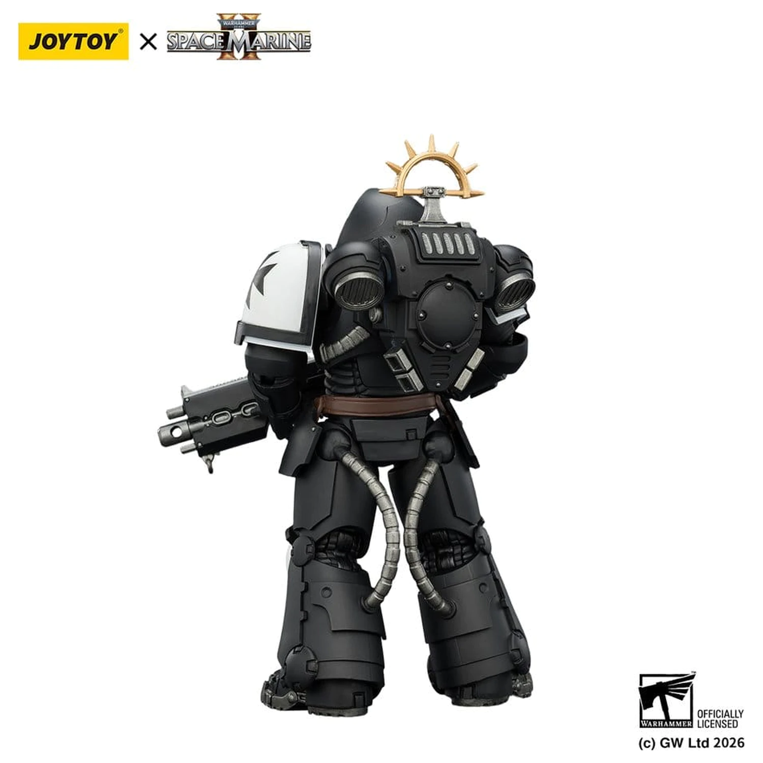 Warhammer 40,000 Actionfigur Spiel Edition Black Templars Heavy Intercessor 13 cm Produktfoto