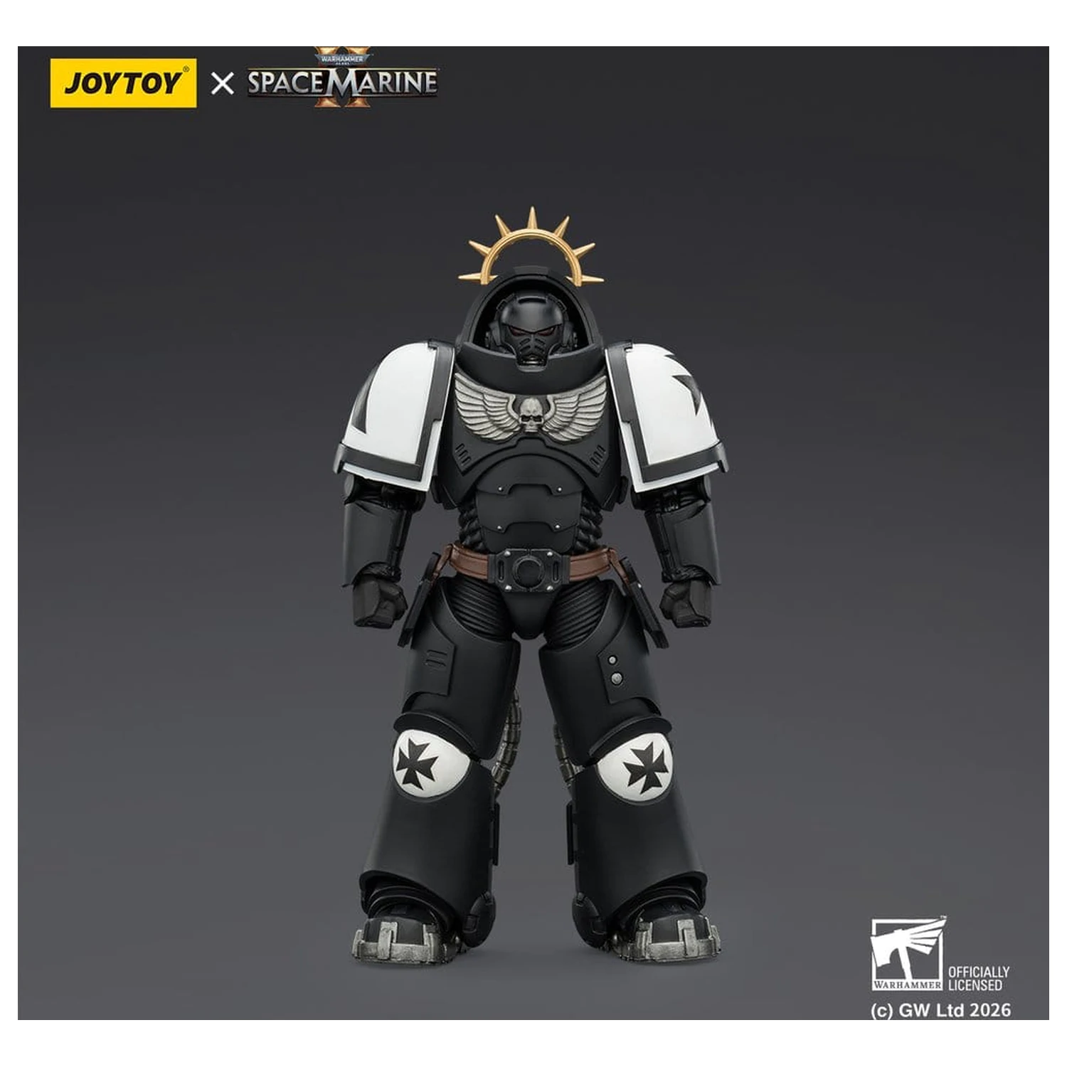 Warhammer 40,000 Actionfigur Spiel Edition Black Templars Heavy Intercessor 13 cm Produktfoto