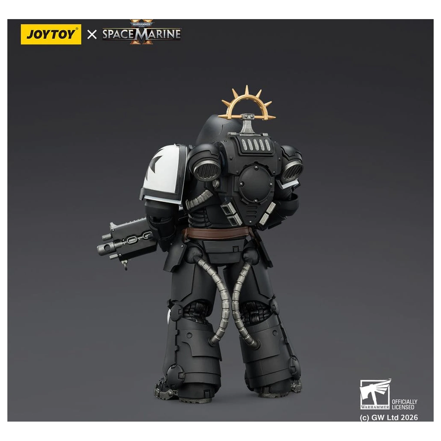 Warhammer 40,000 Actionfigur Spiel Edition Black Templars Heavy Intercessor 13 cm Produktfoto