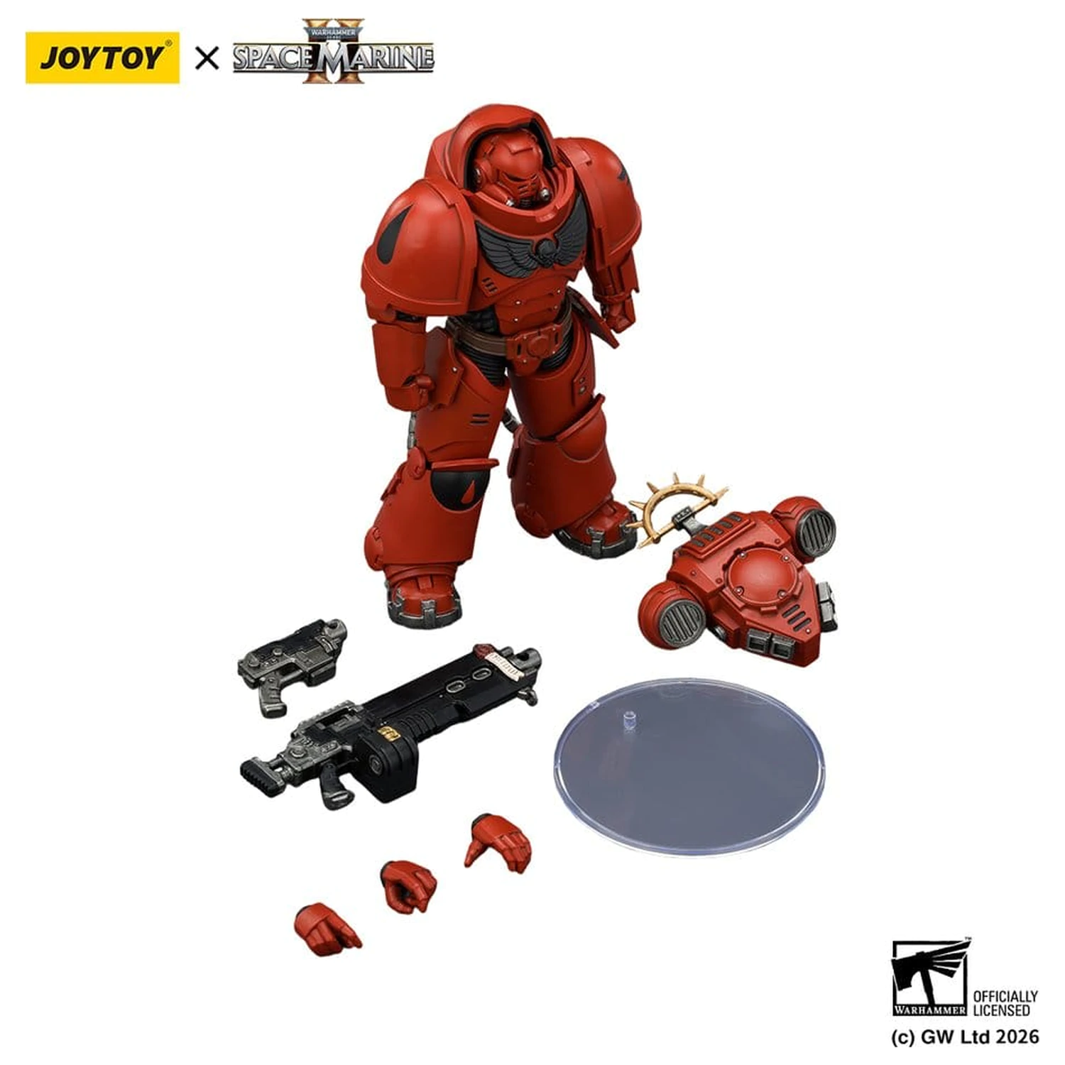 Warhammer 40,000 Action Figur Spiel Edition Blood Angels Heavy Intercessor 13 cm Produktfoto