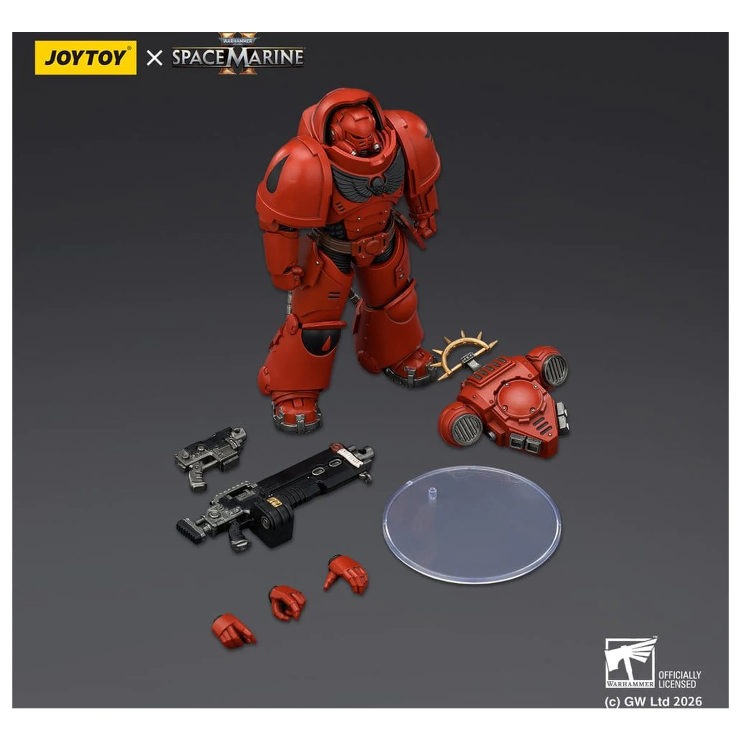 Warhammer 40,000 Action Figur Spiel Edition Blood Angels Heavy Intercessor 13 cm Produktfoto