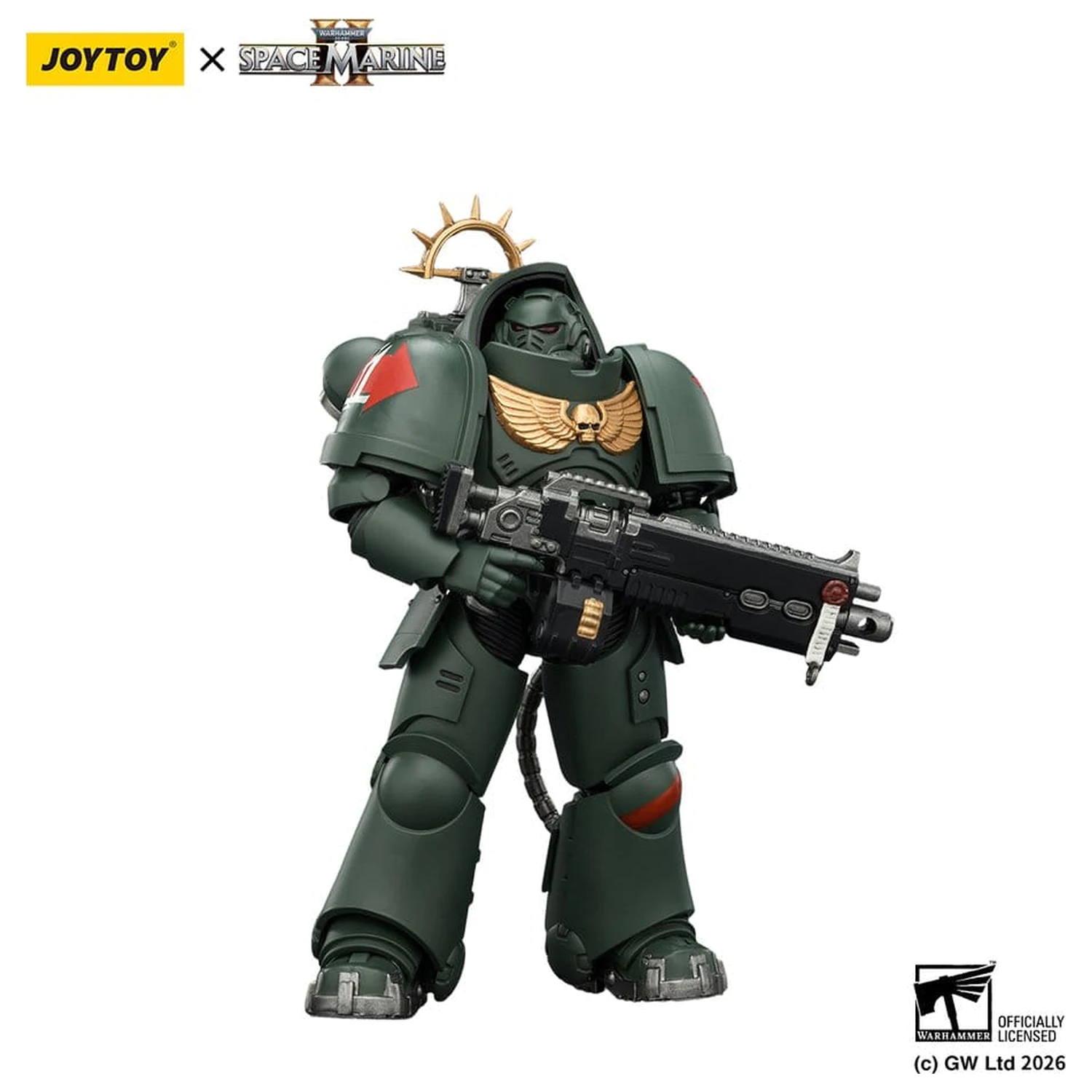 Warhammer 40,000 Action Figur Spiel Ausgabe Dark Angels Heavy Intercessor 13 cm Produktfoto