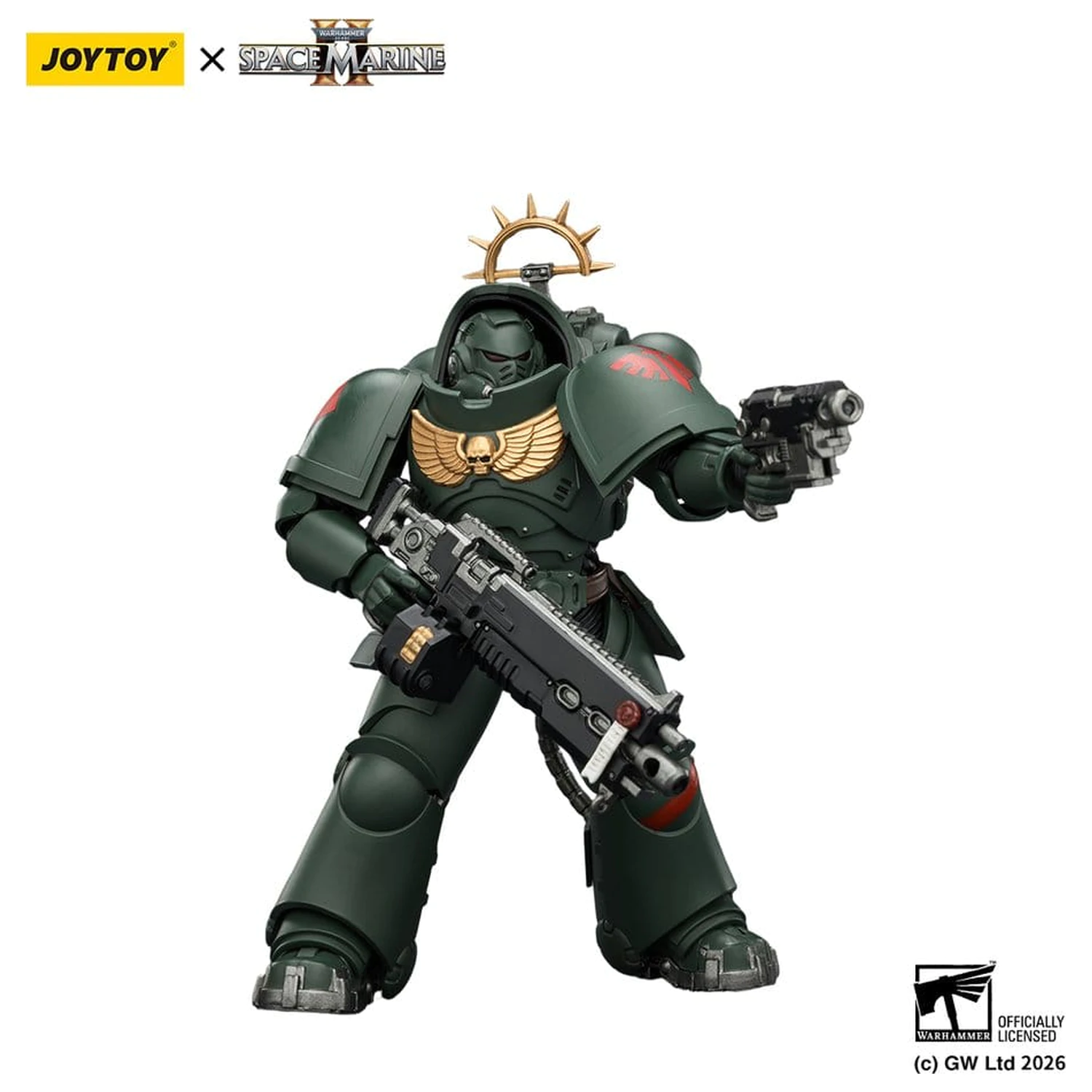 Warhammer 40,000 Action Figur Spiel Ausgabe Dark Angels Heavy Intercessor 13 cm Produktfoto