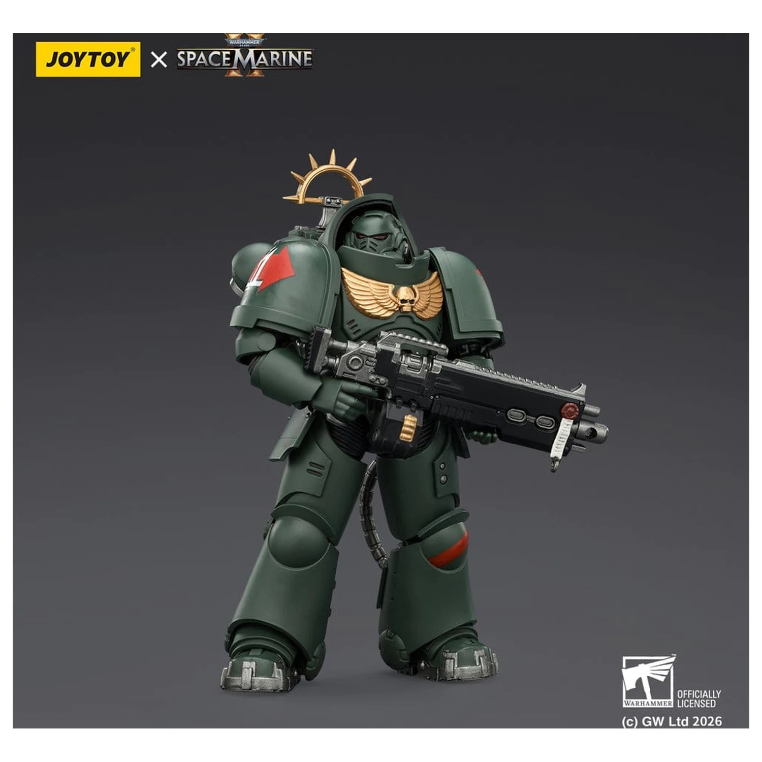 Warhammer 40,000 Action Figur Spiel Ausgabe Dark Angels Heavy Intercessor 13 cm Produktfoto