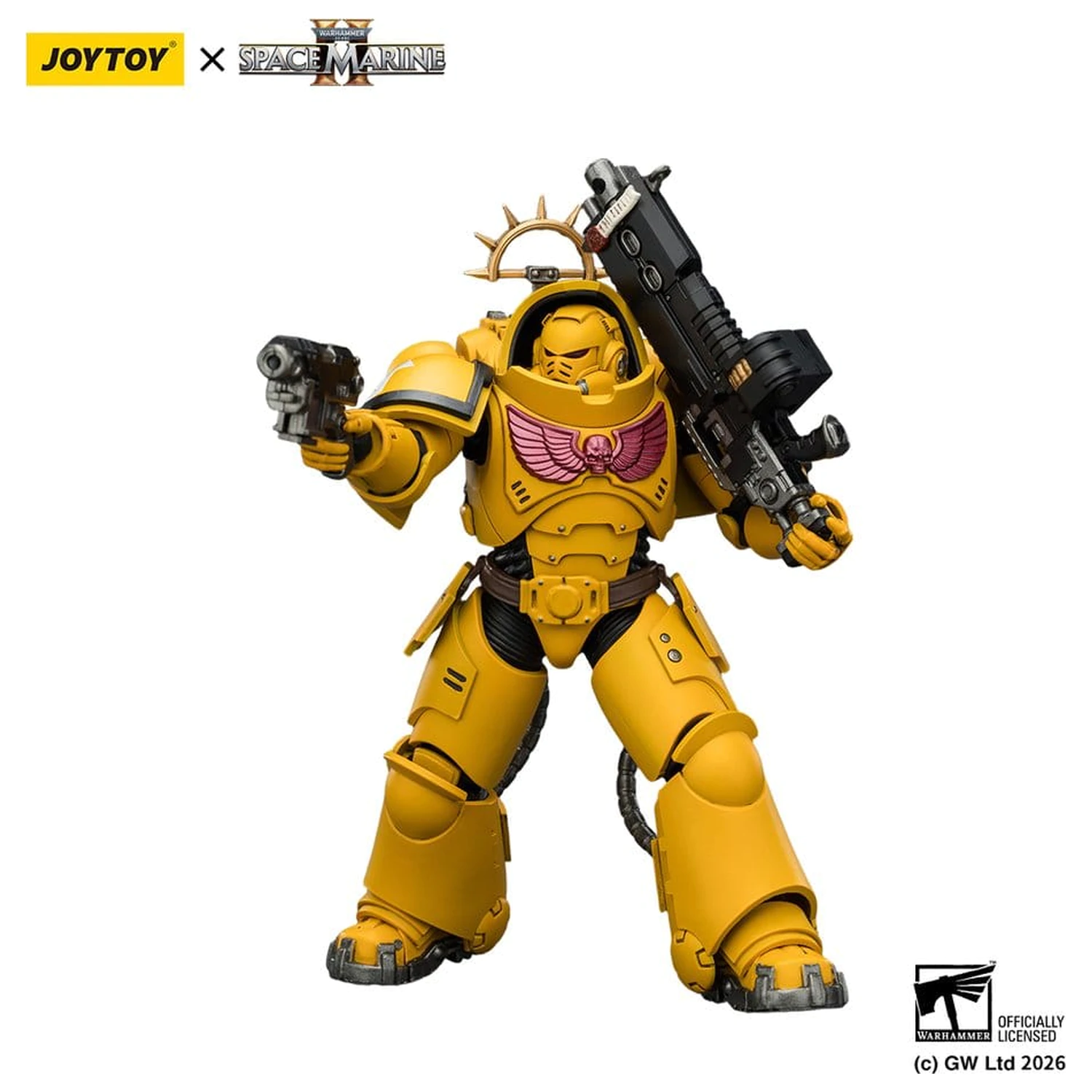 Warhammer 40,000 Action Figur Spiel Edition Imperial Fists Heavy Intercessor 13 cm Produktfoto