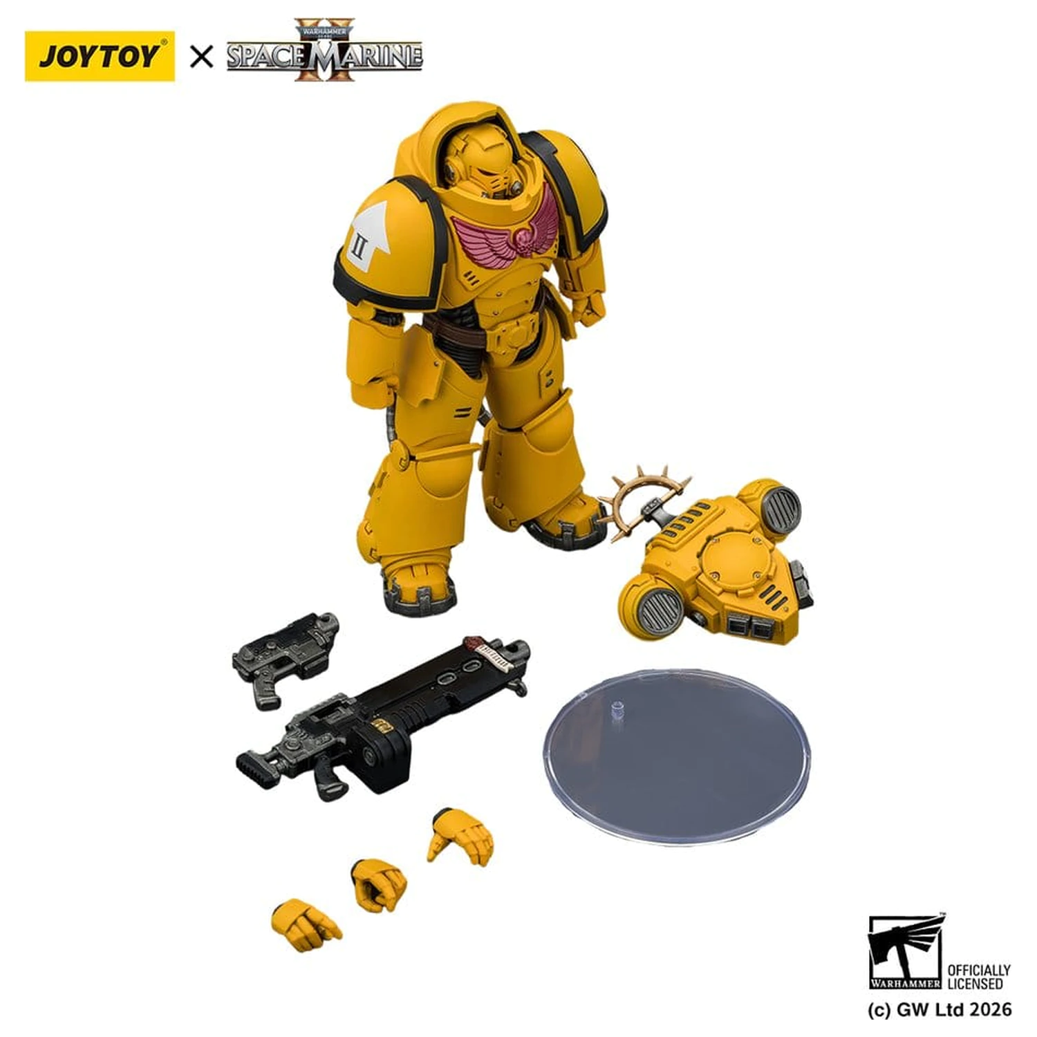 Warhammer 40,000 Action Figur Spiel Edition Imperial Fists Heavy Intercessor 13 cm Produktfoto
