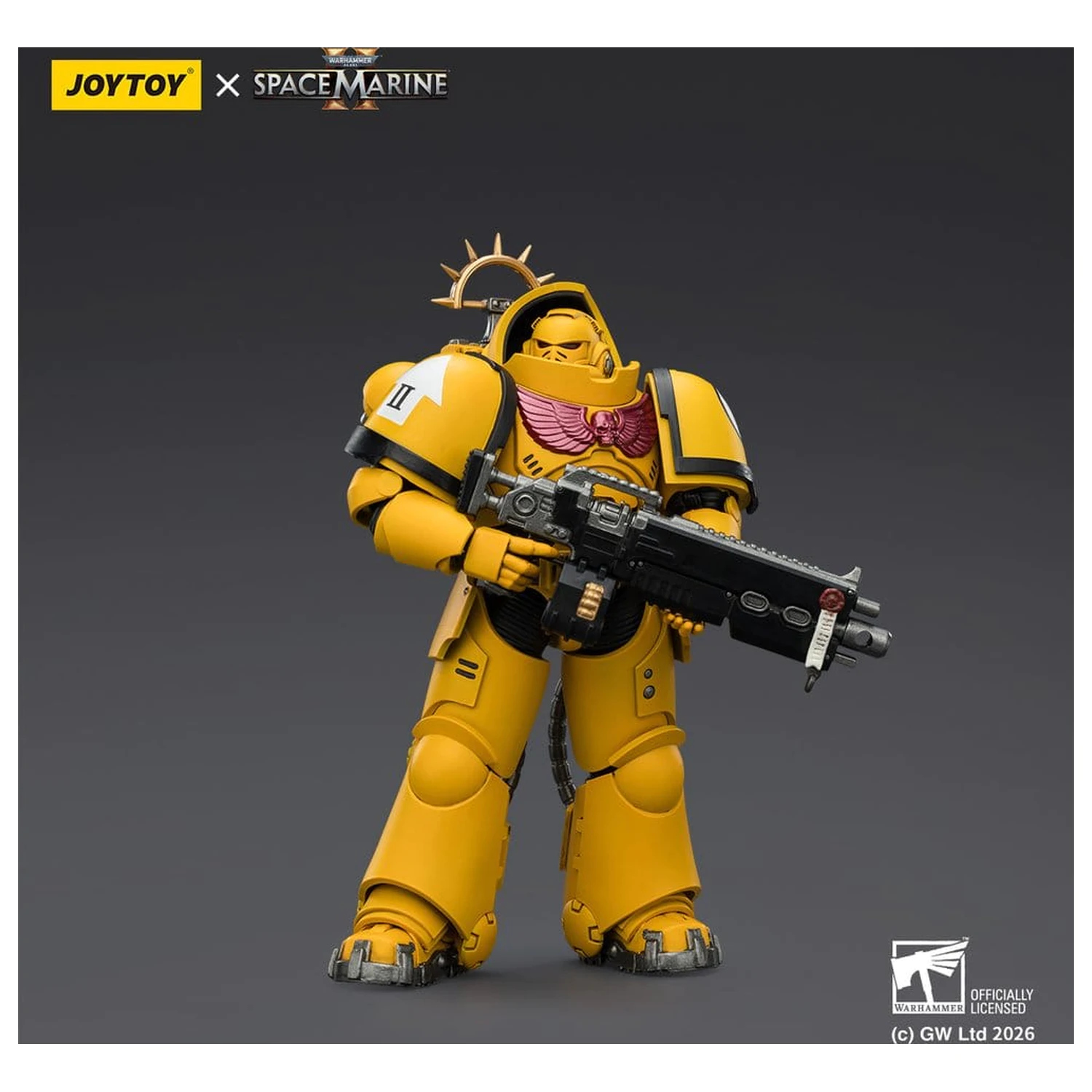 Warhammer 40,000 Action Figur Spiel Edition Imperial Fists Heavy Intercessor 13 cm Produktfoto