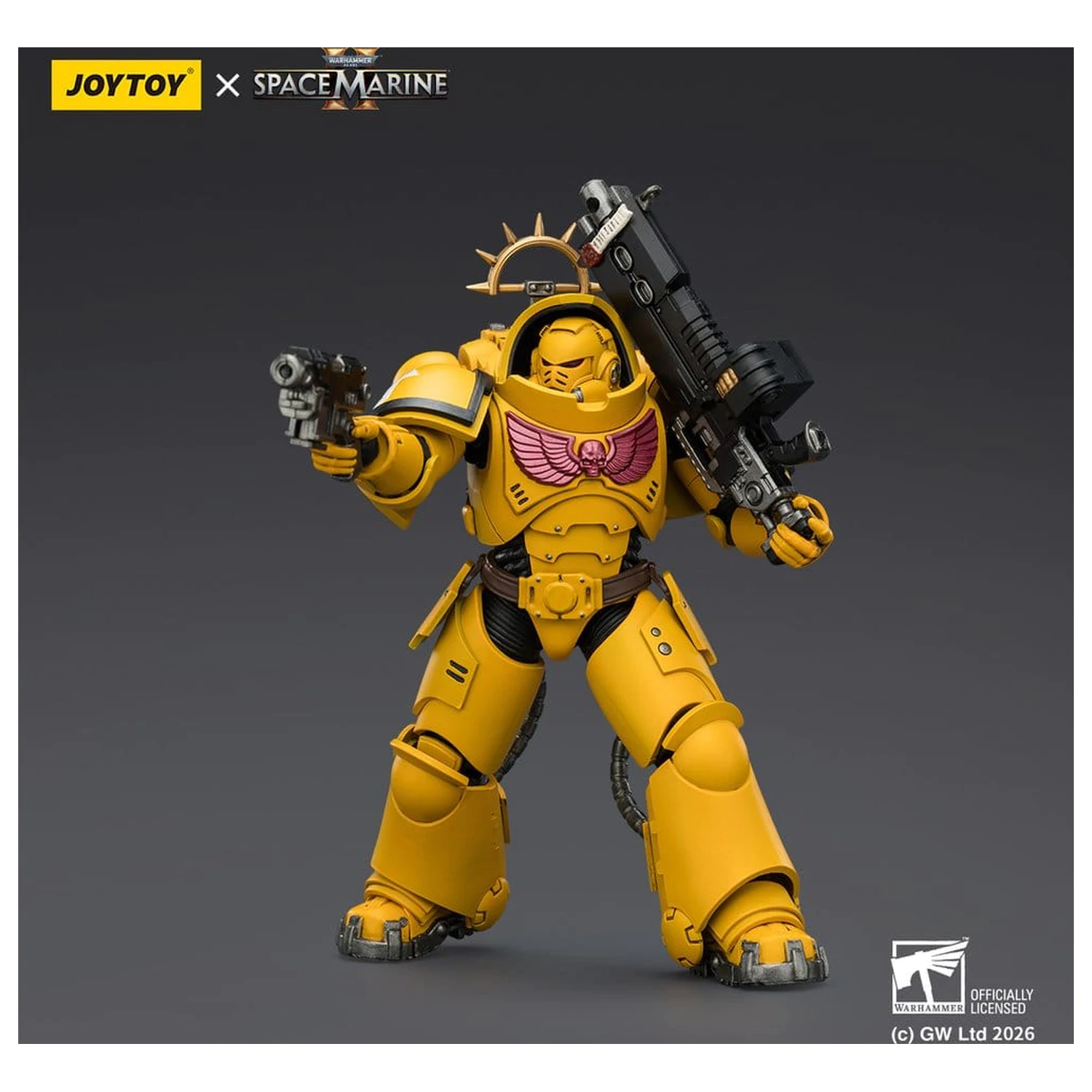 Warhammer 40,000 Action Figur Spiel Edition Imperial Fists Heavy Intercessor 13 cm Produktfoto