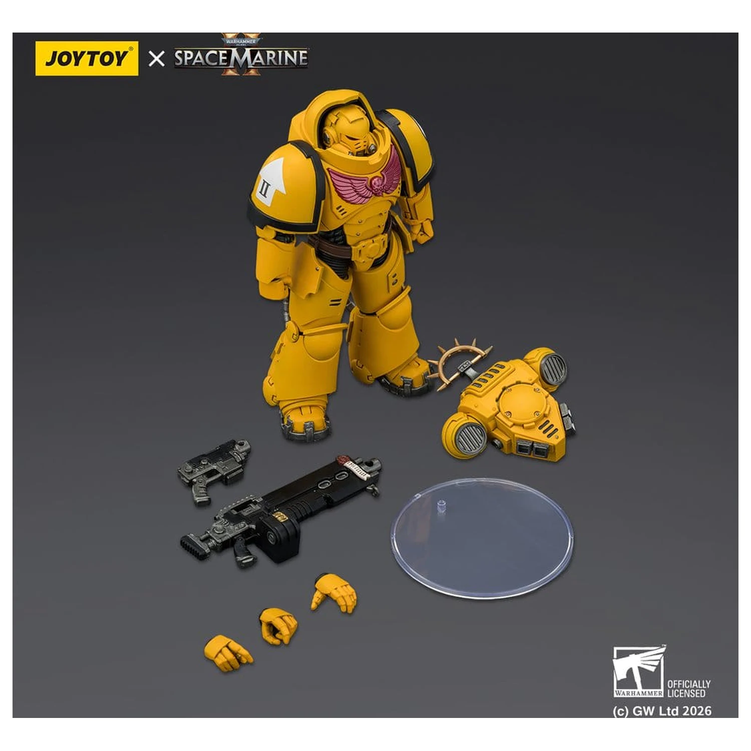 Warhammer 40,000 Action Figur Spiel Edition Imperial Fists Heavy Intercessor 13 cm Produktfoto
