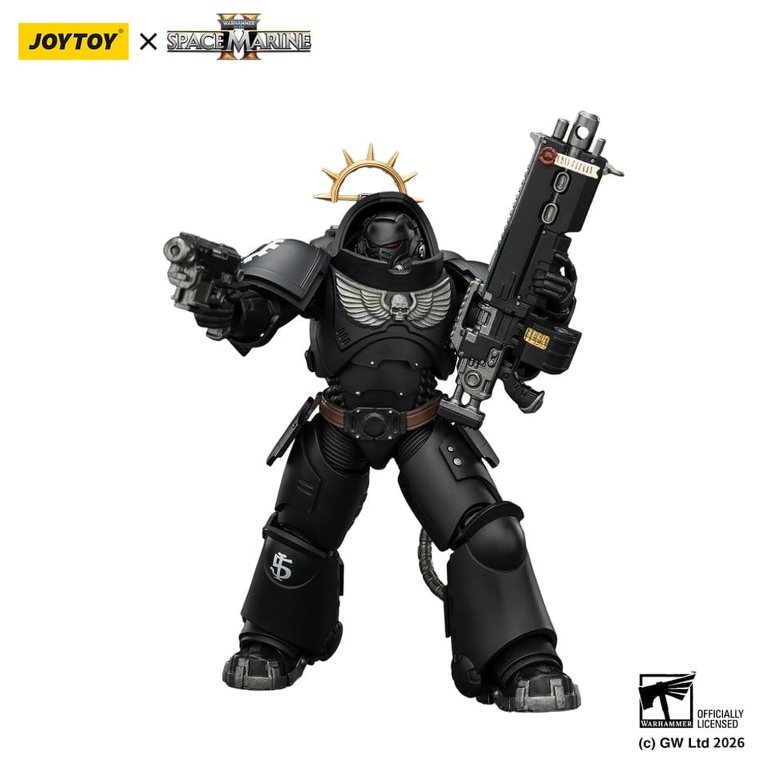 Warhammer 40,000 Action Figur Spiel Edition Iron Hands Heavy Intercessor 13 cm Produktfoto