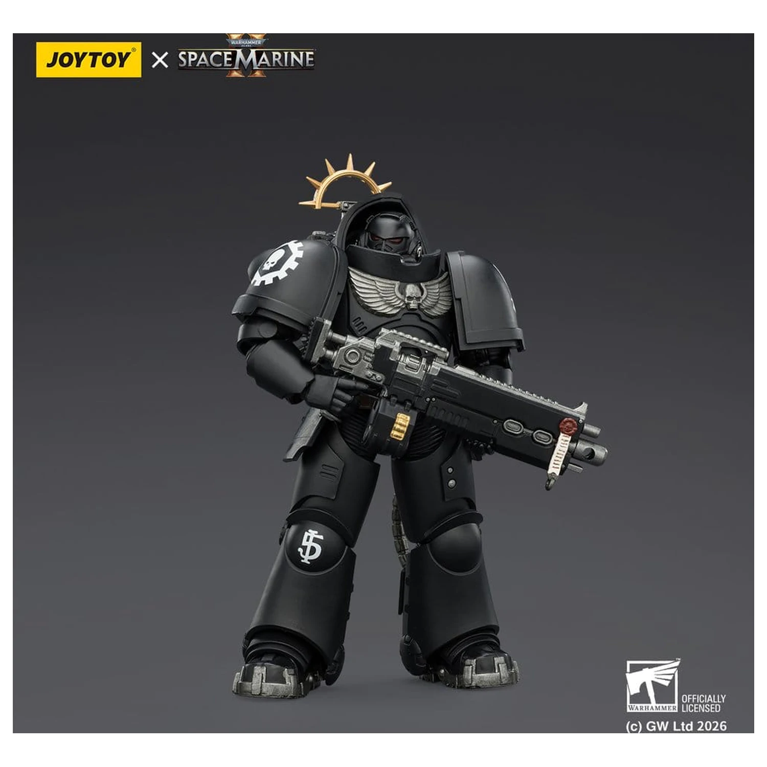 Warhammer 40,000 Action Figur Spiel Edition Iron Hands Heavy Intercessor 13 cm Produktfoto