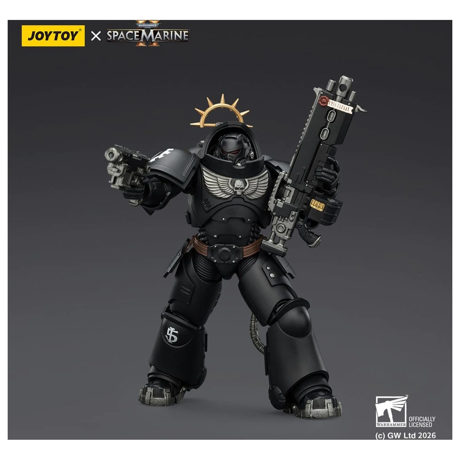 Warhammer 40,000 Action Figur Spiel Edition Iron Hands Heavy Intercessor 13 cm Produktfoto