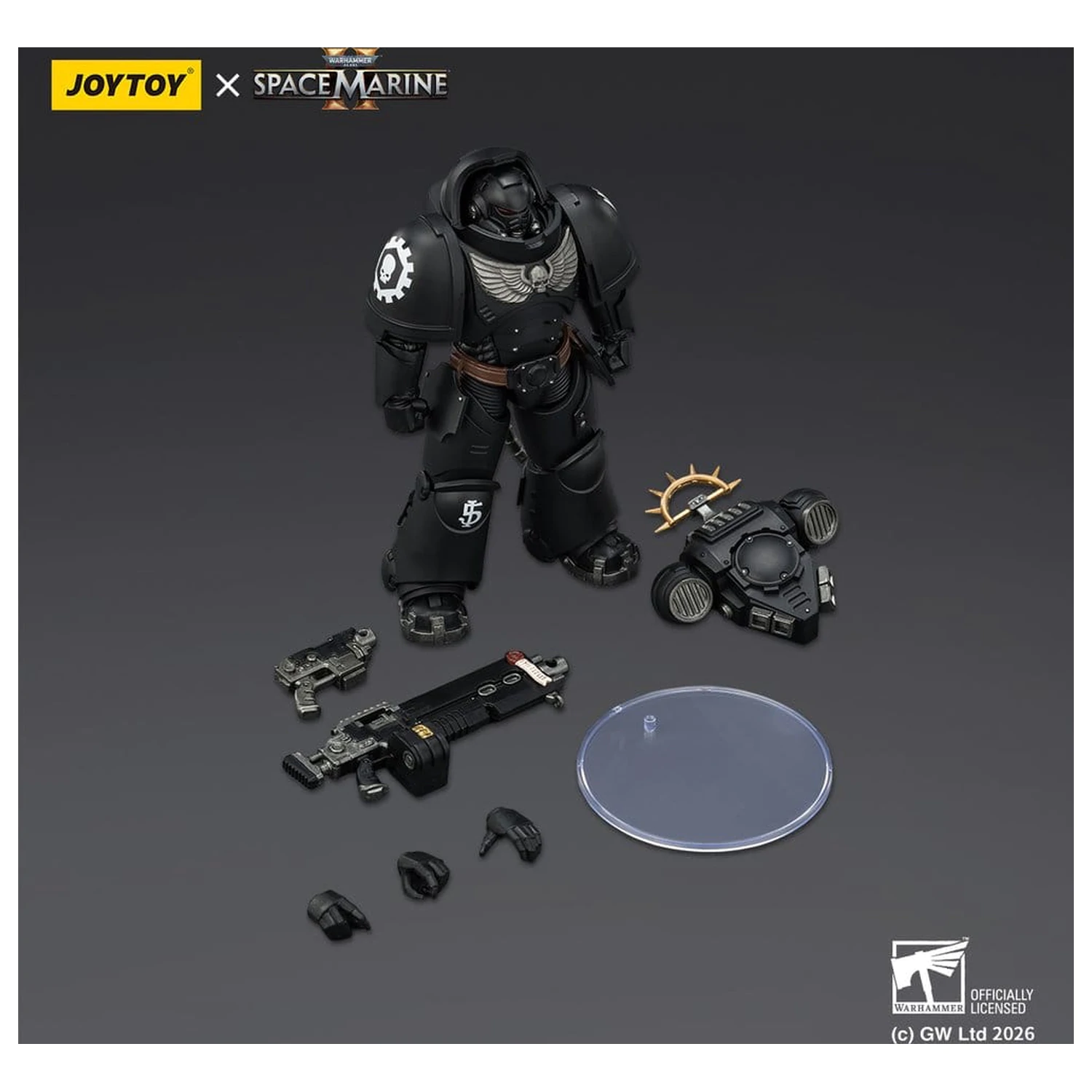 Warhammer 40,000 Action Figur Spiel Edition Iron Hands Heavy Intercessor 13 cm Produktfoto