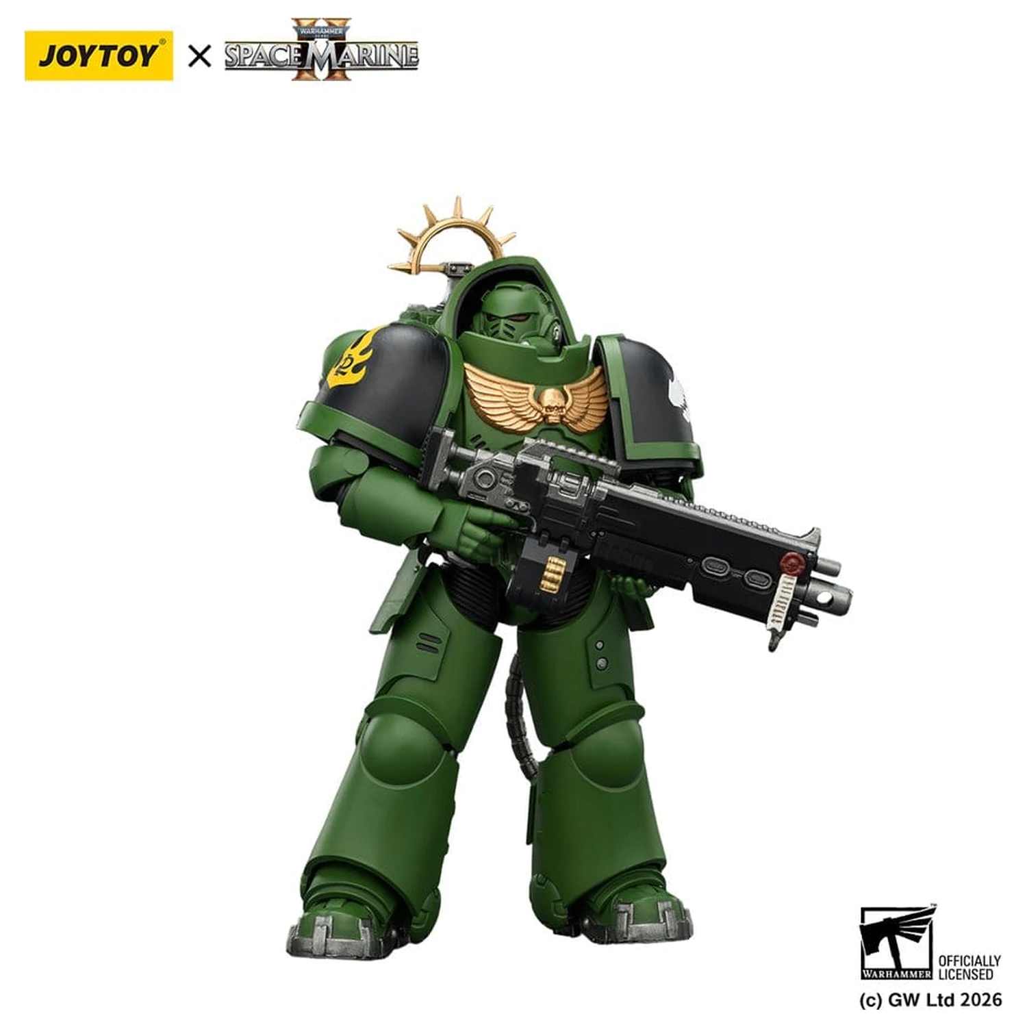 Warhammer 40,000 Actionfigur Spiel Edition Salamanders Heavy Intercessor 13 cm Produktfoto