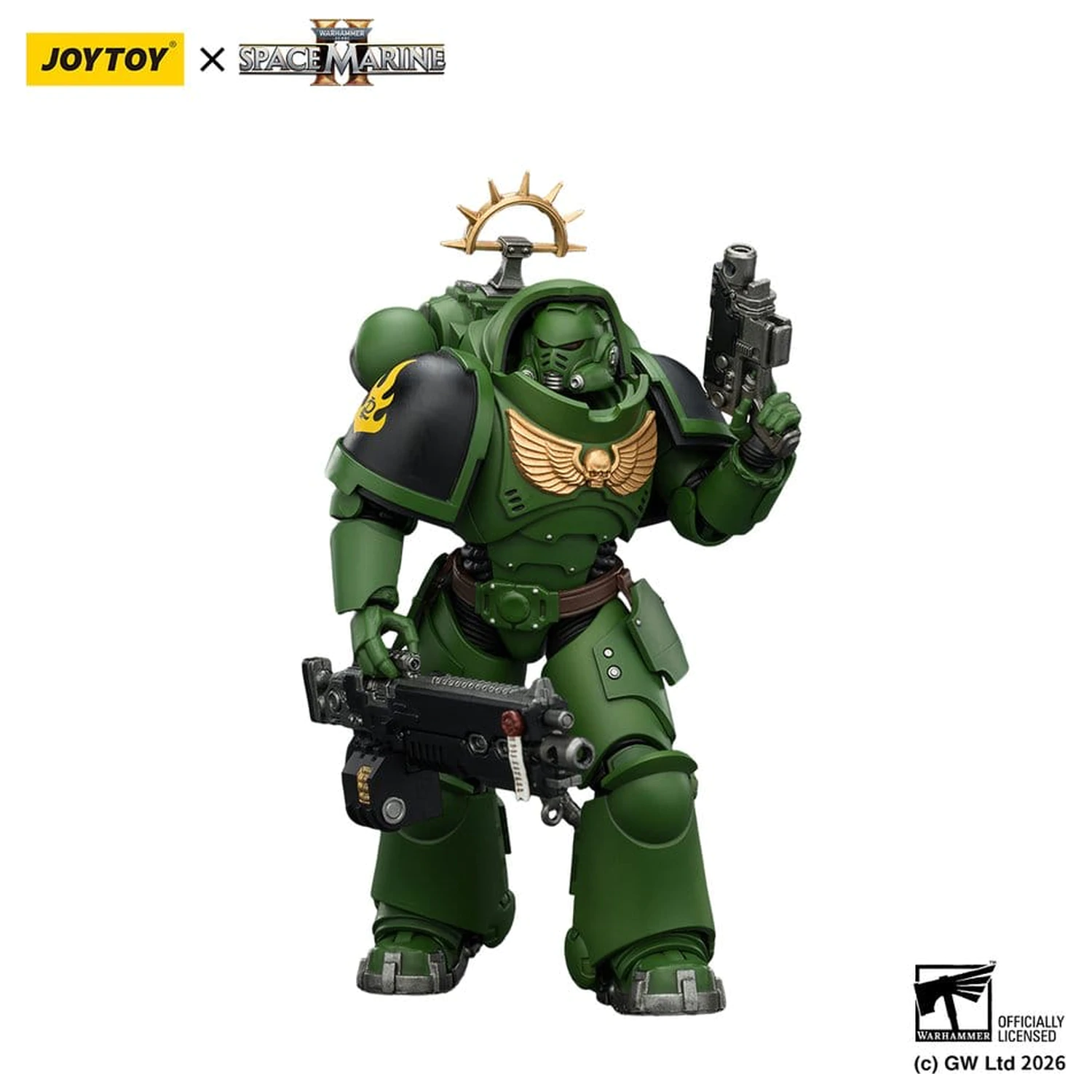 Warhammer 40,000 Actionfigur Spiel Edition Salamanders Heavy Intercessor 13 cm Produktfoto