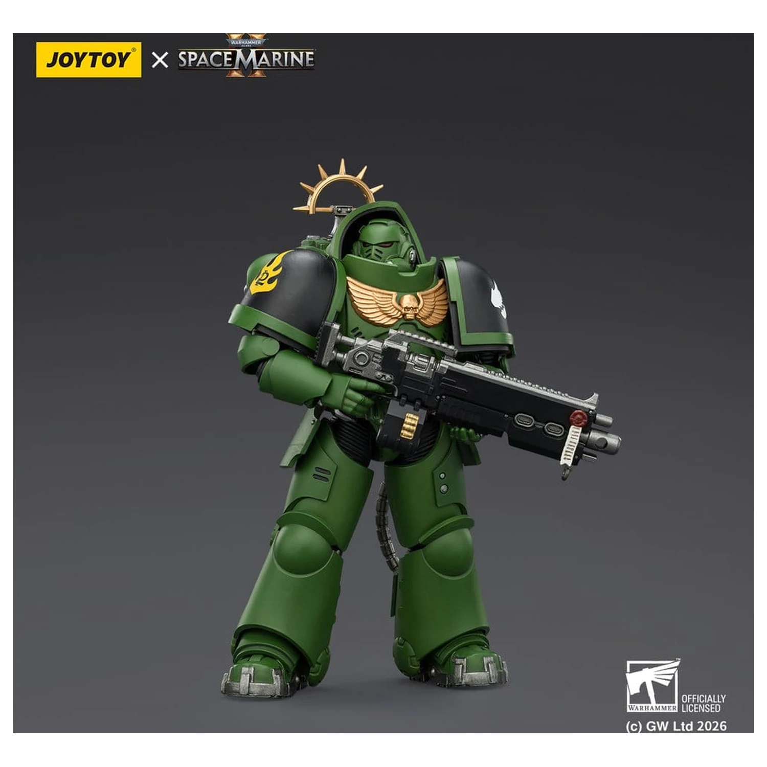 Warhammer 40,000 Actionfigur Spiel Edition Salamanders Heavy Intercessor 13 cm Produktfoto
