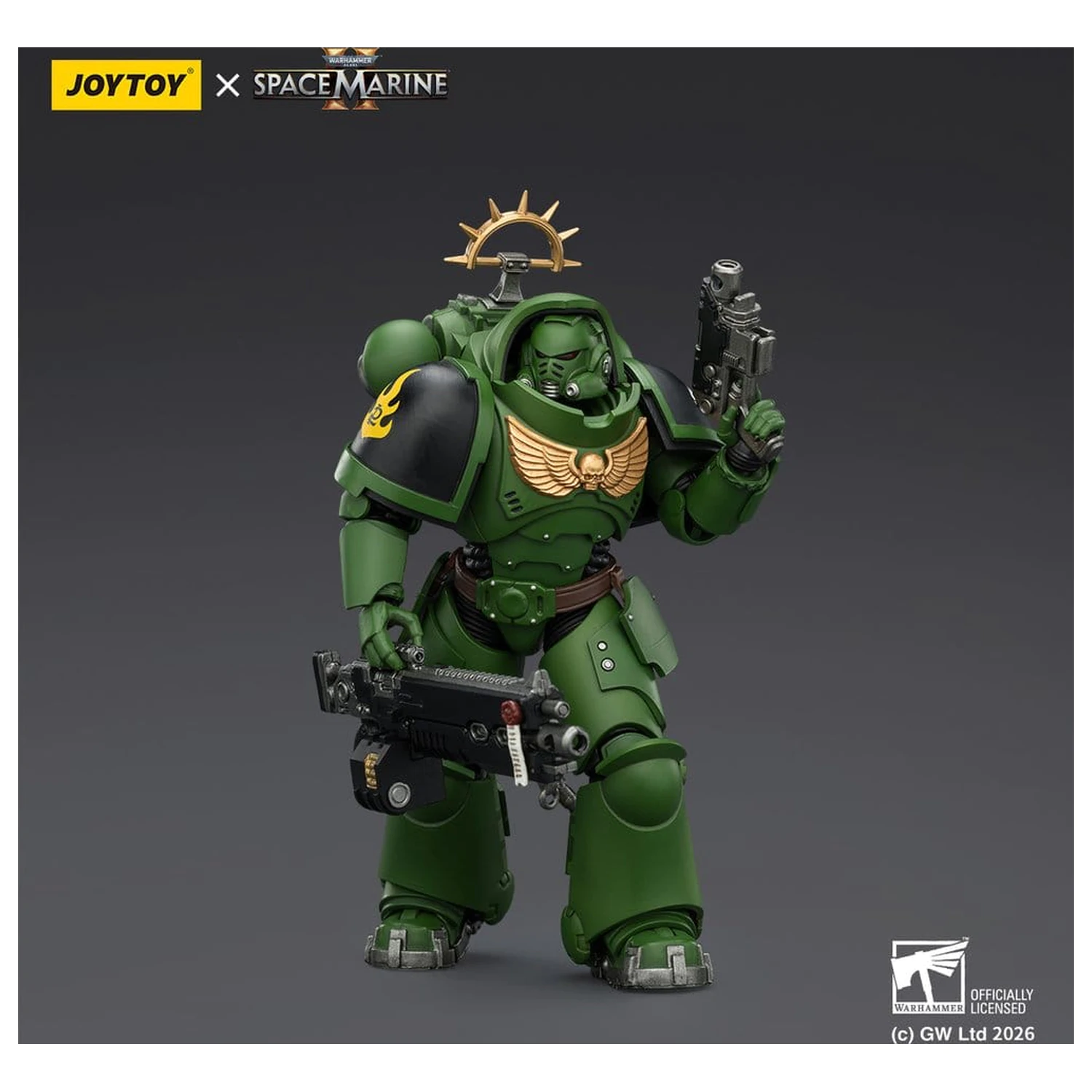 Warhammer 40,000 Actionfigur Spiel Edition Salamanders Heavy Intercessor 13 cm Produktfoto