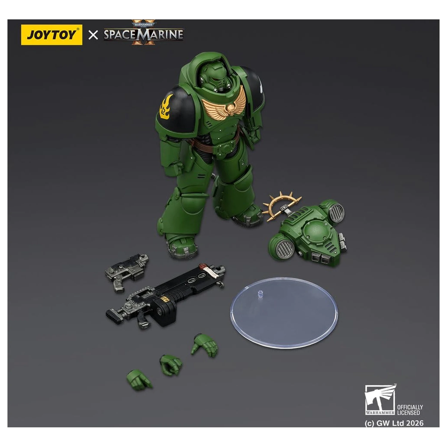 Warhammer 40,000 Actionfigur Spiel Edition Salamanders Heavy Intercessor 13 cm Produktfoto