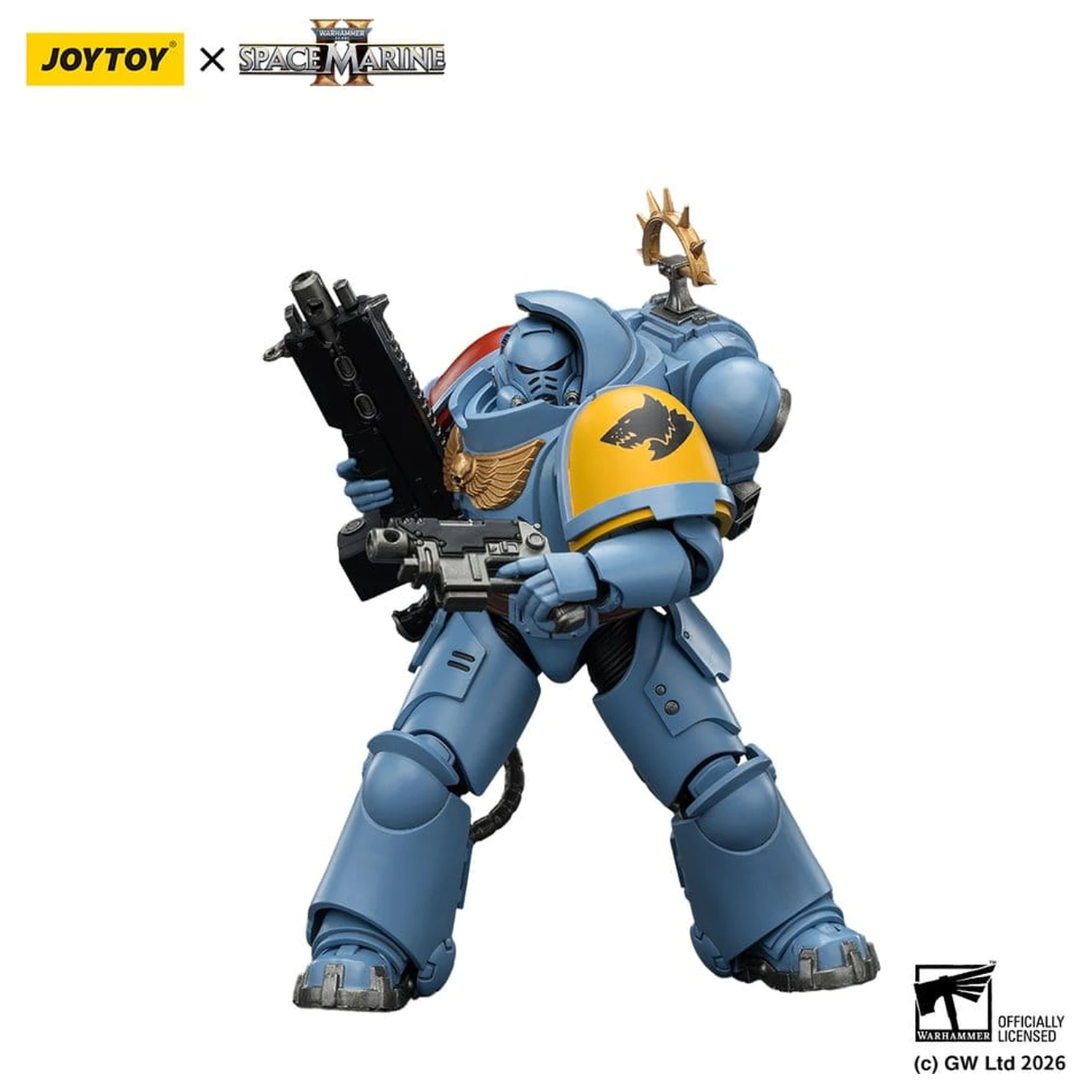 Warhammer 40,000 Actionfigur Spiel Edition Space Wolves Heavy Intercessor 13 cm Produktfoto
