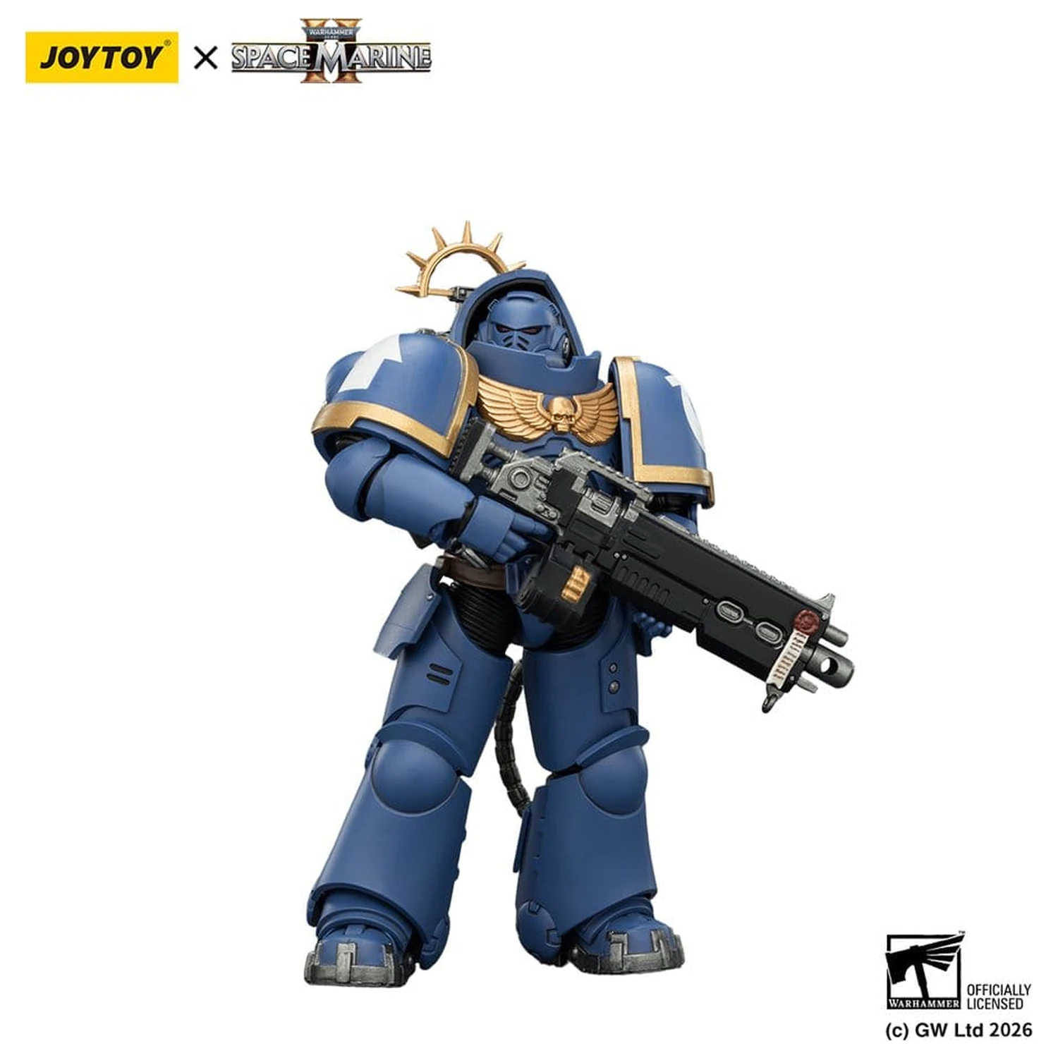 Warhammer 40,000 Action Figur Spiel Edition Ultramarines Heavy Intercessor 13 cm Produktfoto
